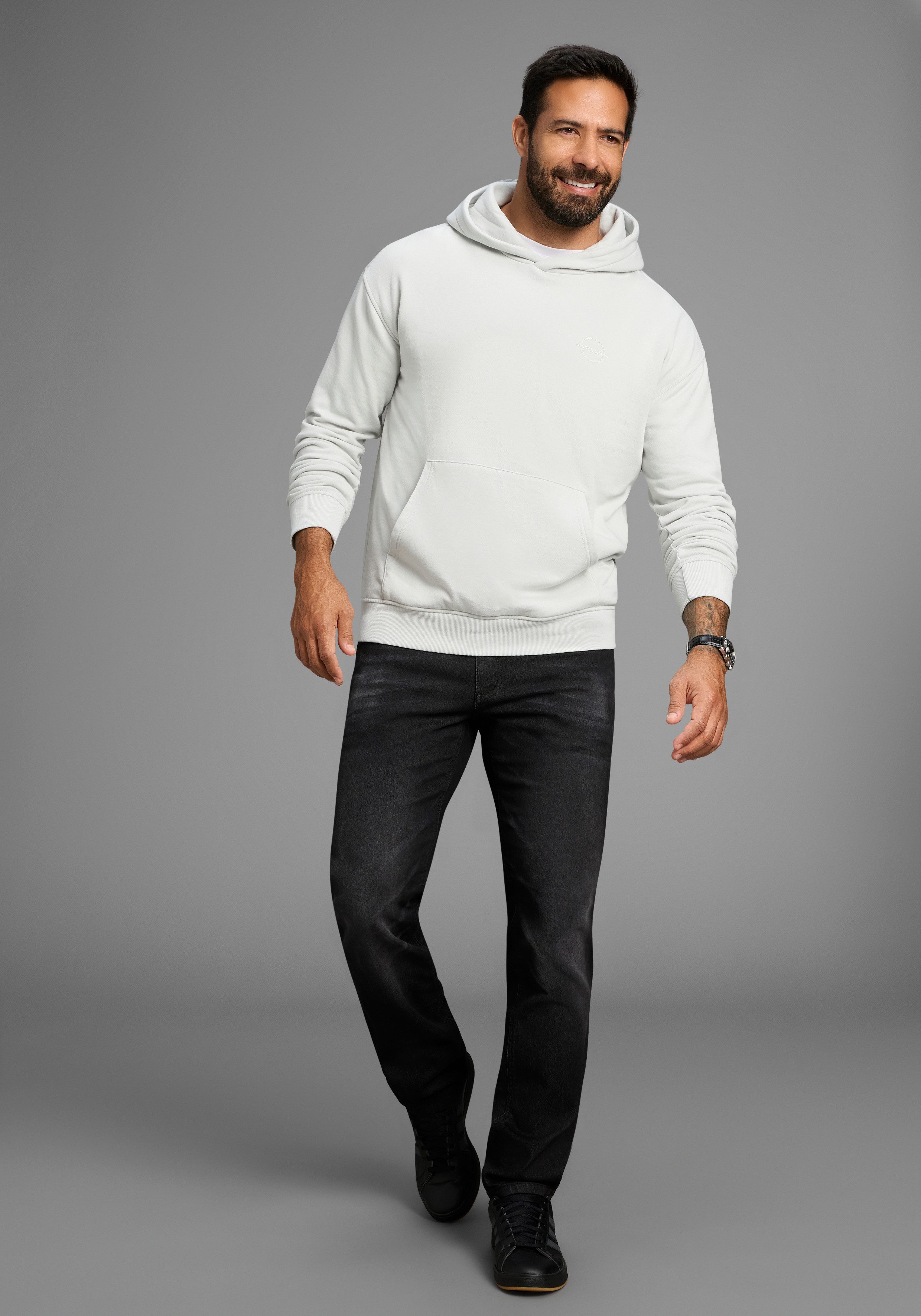 H.I.S Hoodie zonder koorden aan de capuchon