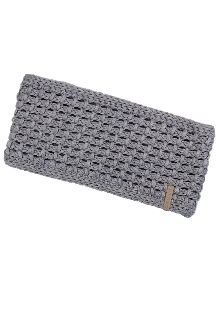 chillouts Hoofdband Cleo Headband opvallend breipatroon gevoerd