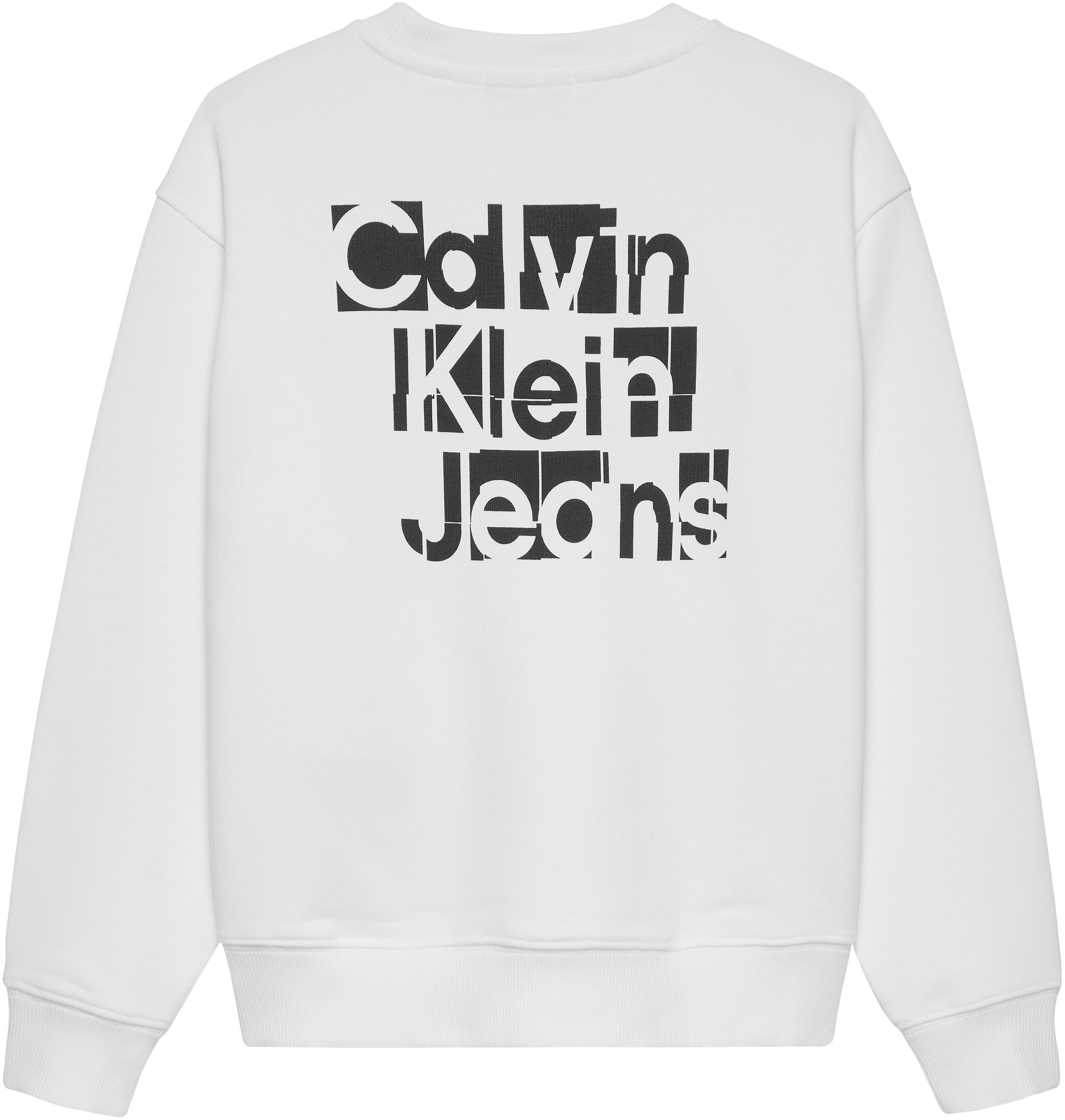 Calvin Klein Sweatshirt PLACED INST. GRID CREWNECK