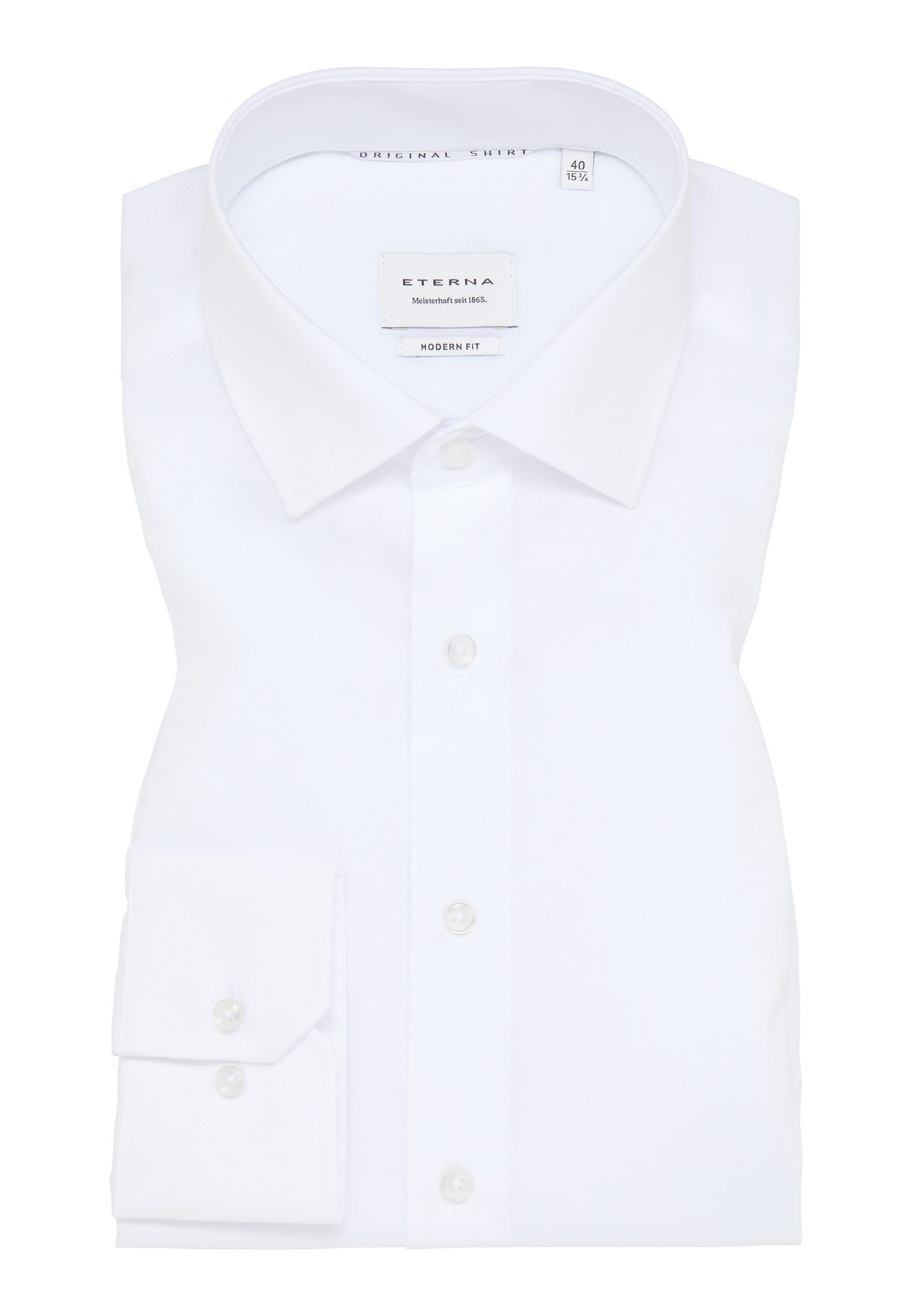 Eterna Overhemd met lange mouwen MODERN FIT NON IRON (strijkvrij)