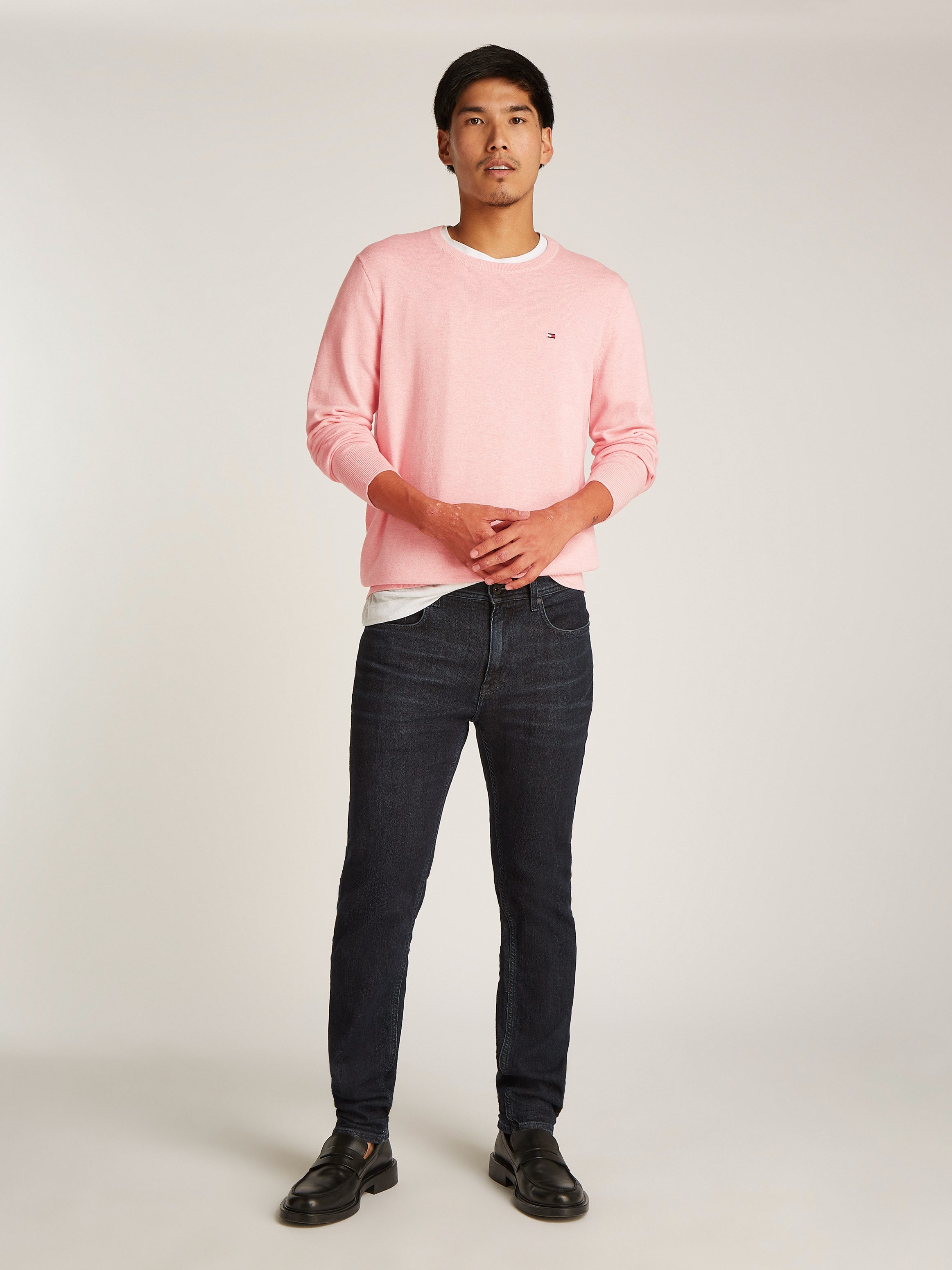 Tommy Hilfiger Trui met ronde hals ESSENTIAL COTTON CREW NECK