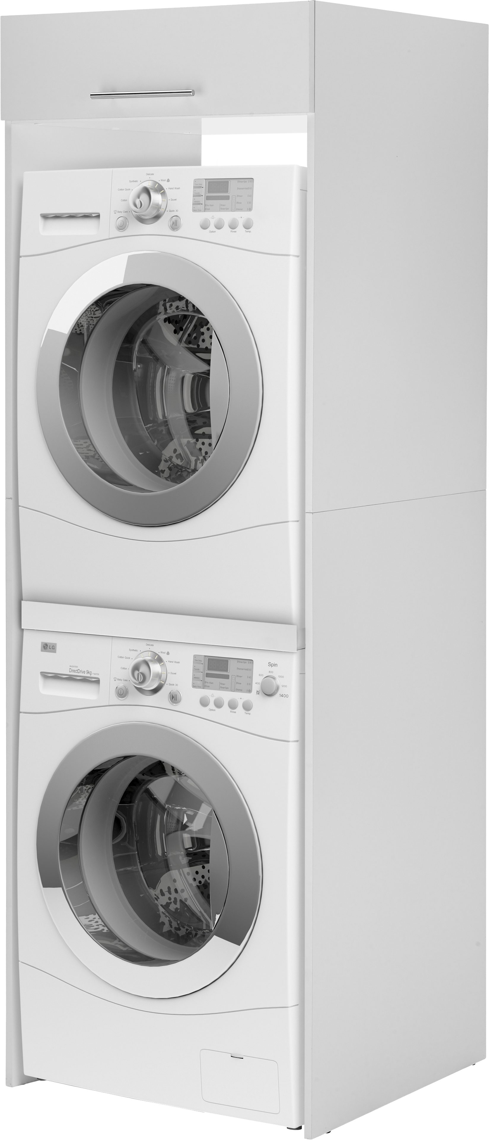 RESPEKTA Kast voor wasmachine Clara (h x b x d) 200 x 67,4 x 67,6 cm
