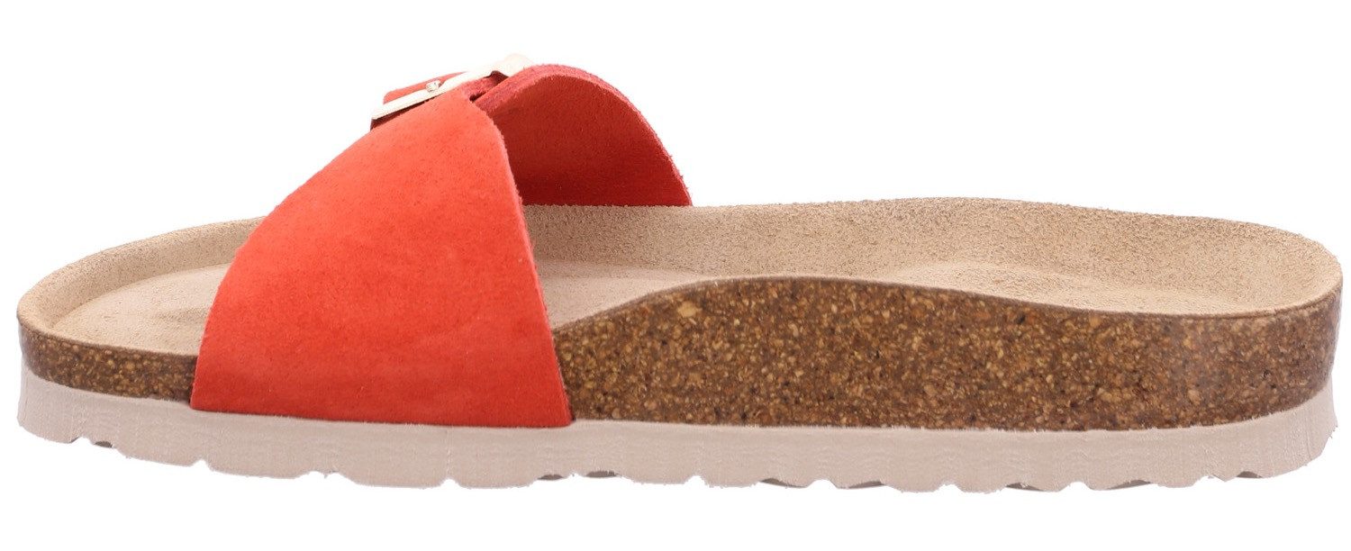 Rohde Slippers , sleehak, zomerschoenen, slippers met voorgevormd soft voetbed