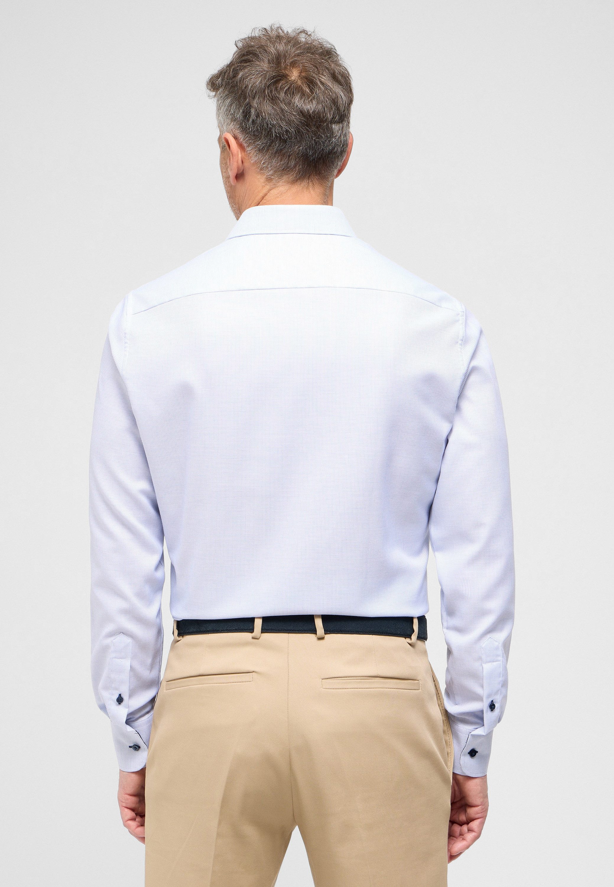 Eterna Overhemd met lange mouwen Slim fit NON IRON (strijkvrij)