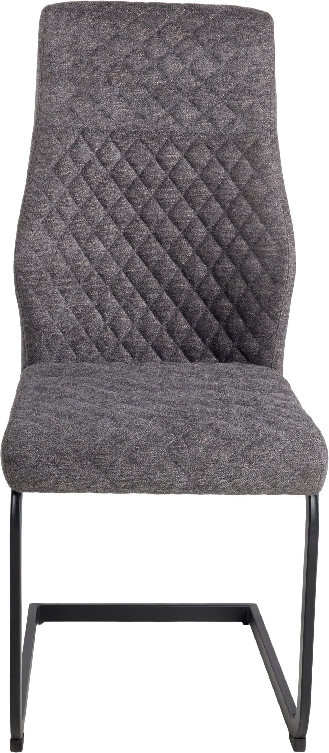 Duo Collection Vrijdragende stoel Kaila sledestoel, set van 4 robuuste bekleding, glijders voor de veiligheid, tot 110 kg belastbaar (set, 4 stuks)