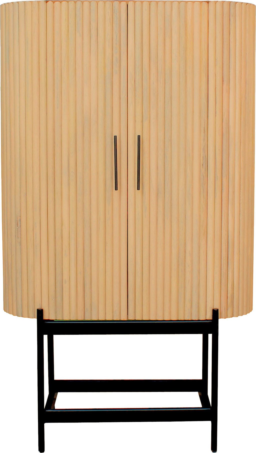 SIT Multifunctionele kast Lamellenontwerp in retro stijl (1 stuk)