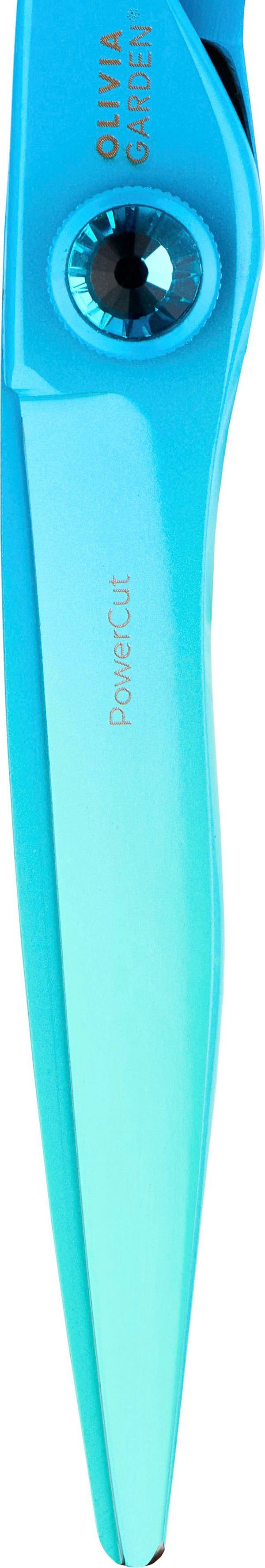 OLIVIA GARDEN Haarschaar PowerCut Rainbow Blue 6,25 inch