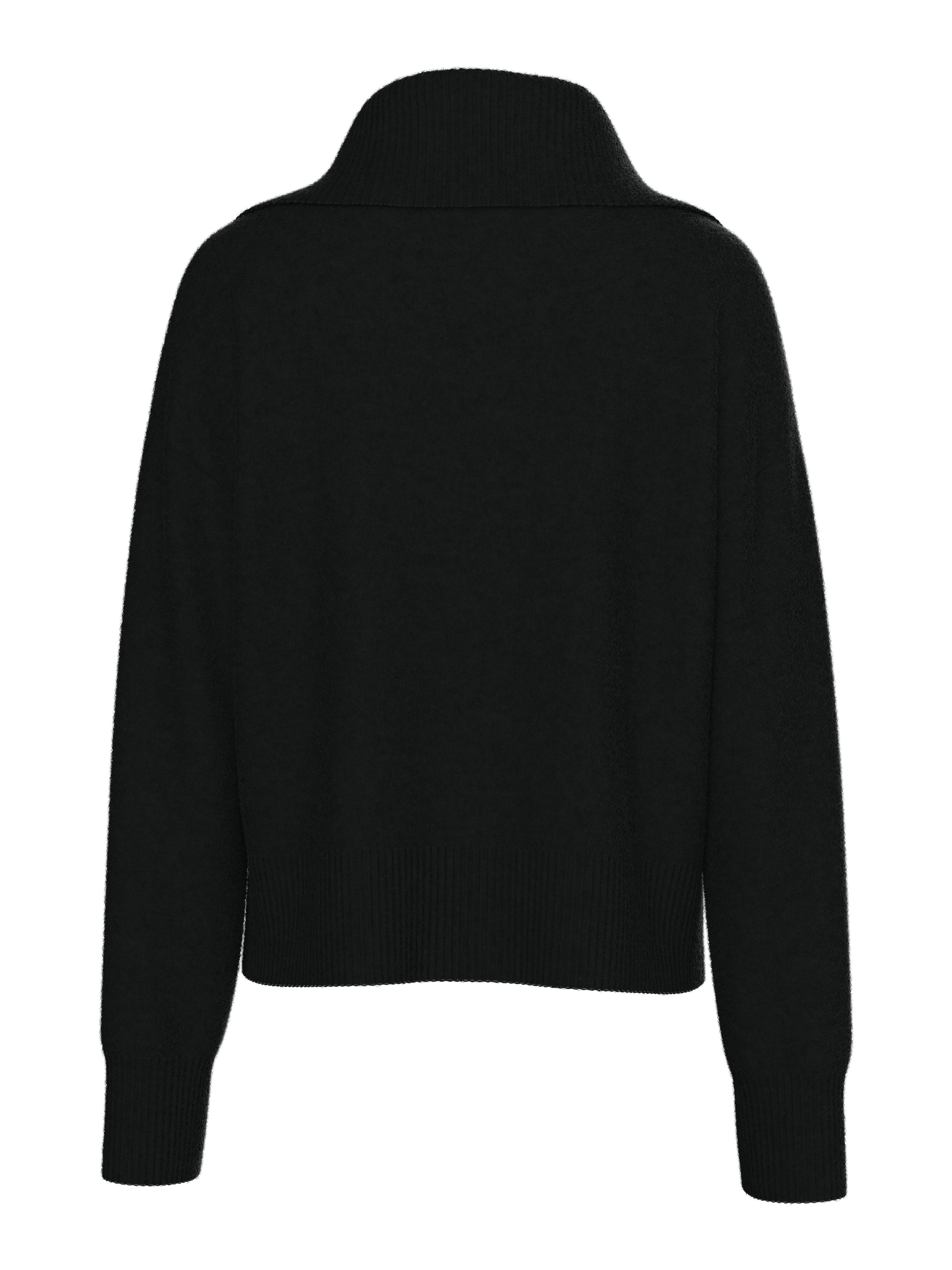 pieces Vest PCMALOU LS ZIP KNIT CARDIGAN NOOS BC