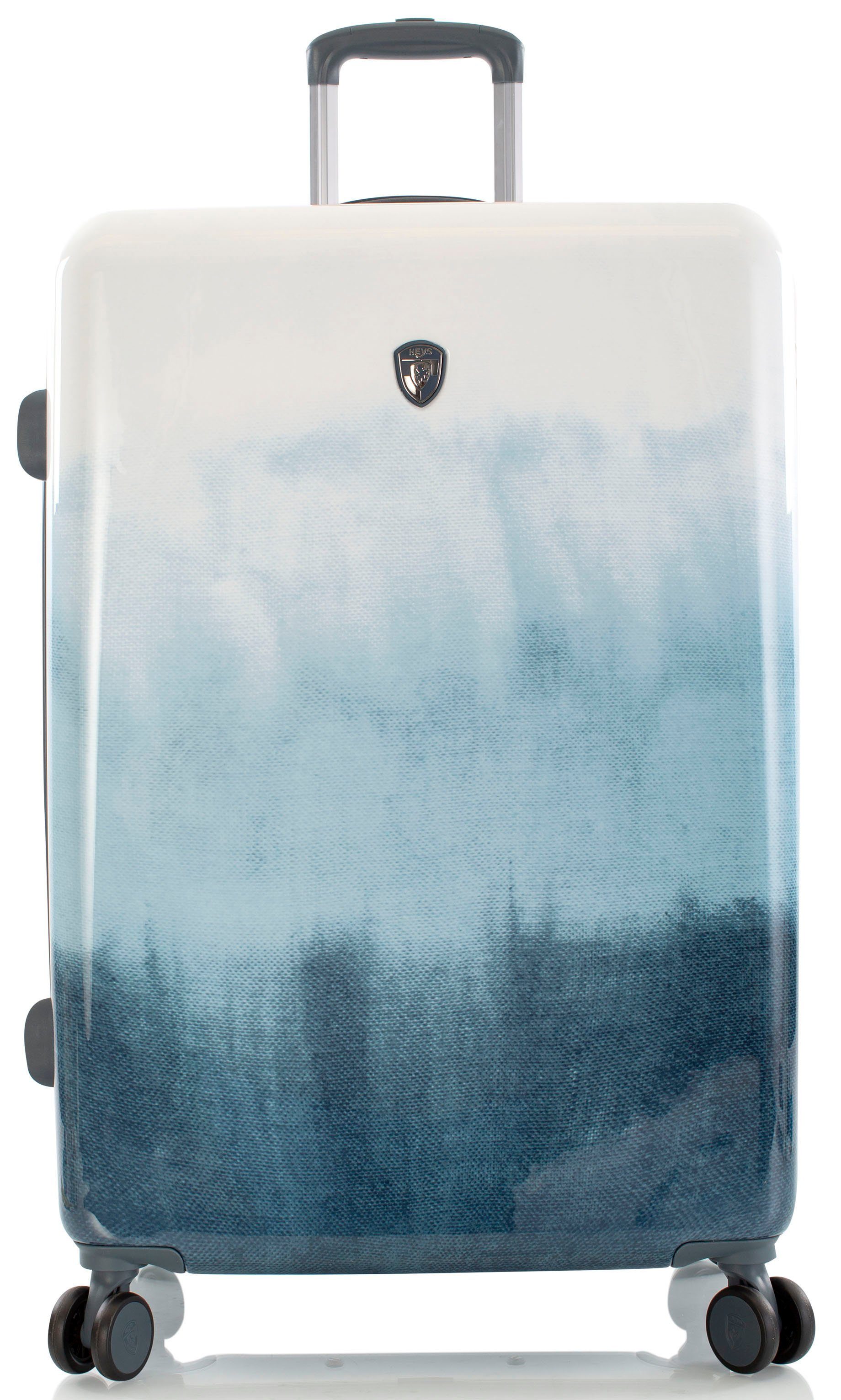 Heys Hardshell-trolley Tie-Dye blauw, 76 cm Heys x Joachim Llambi reisbagage TSA-slot volumevergroting