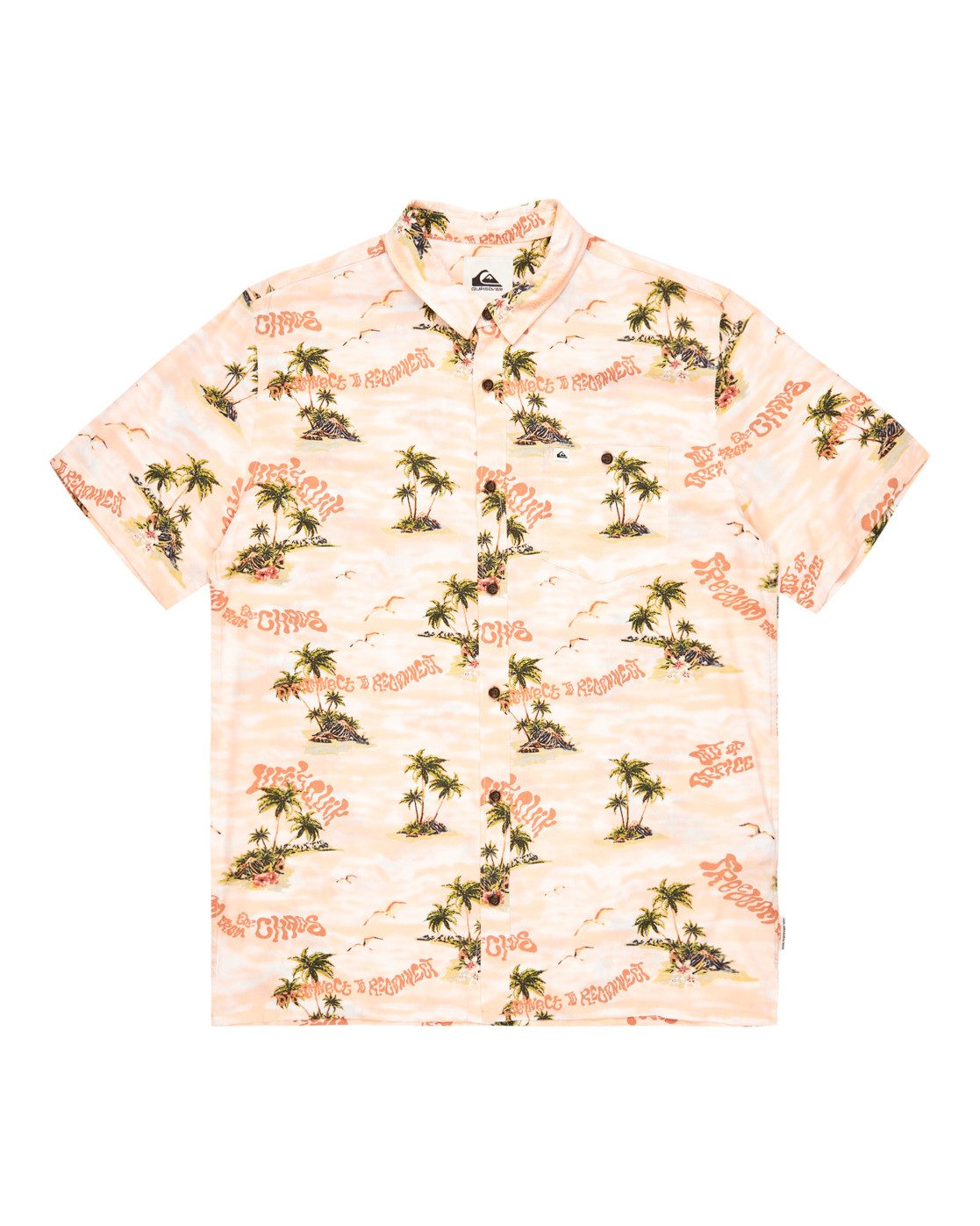 Quiksilver Overhemd met korte mouwen Safe Paradise