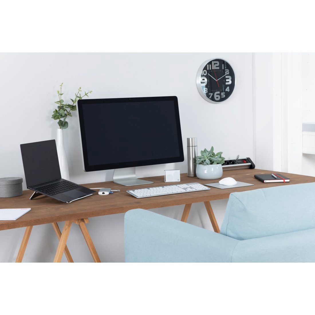 Hama Laptop standaard Laptopstandaard "Aluminium", opvouwbaar, tot 40 cm (15,6"), zilverkleur