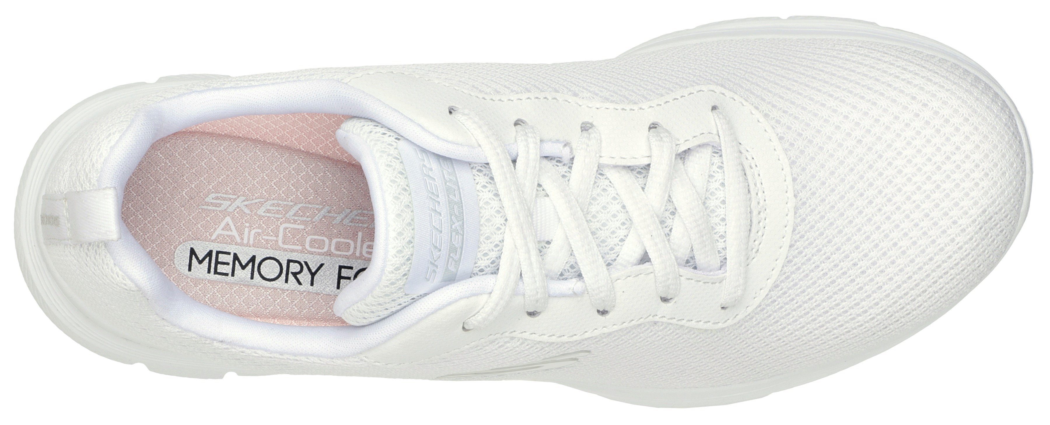 Skechers Sneakers FLEX APPEAL 4.0 BRILLINAT VIEW Vrijetijdsschoen, lage schoen, veterschoen met Air Cooled Memory Foam