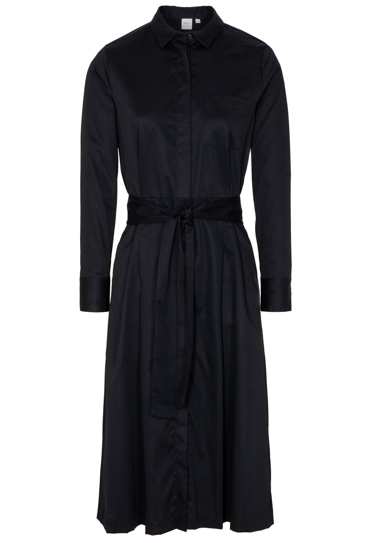 Eterna Jurk met overhemdkraag Regular fit
