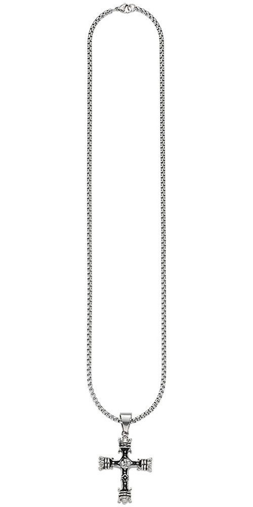 Bruno Banani Ketting met hanger Sieraad Geschenk Venetiaanse ketting Gotisch Kruis, B4115N/20/00/55