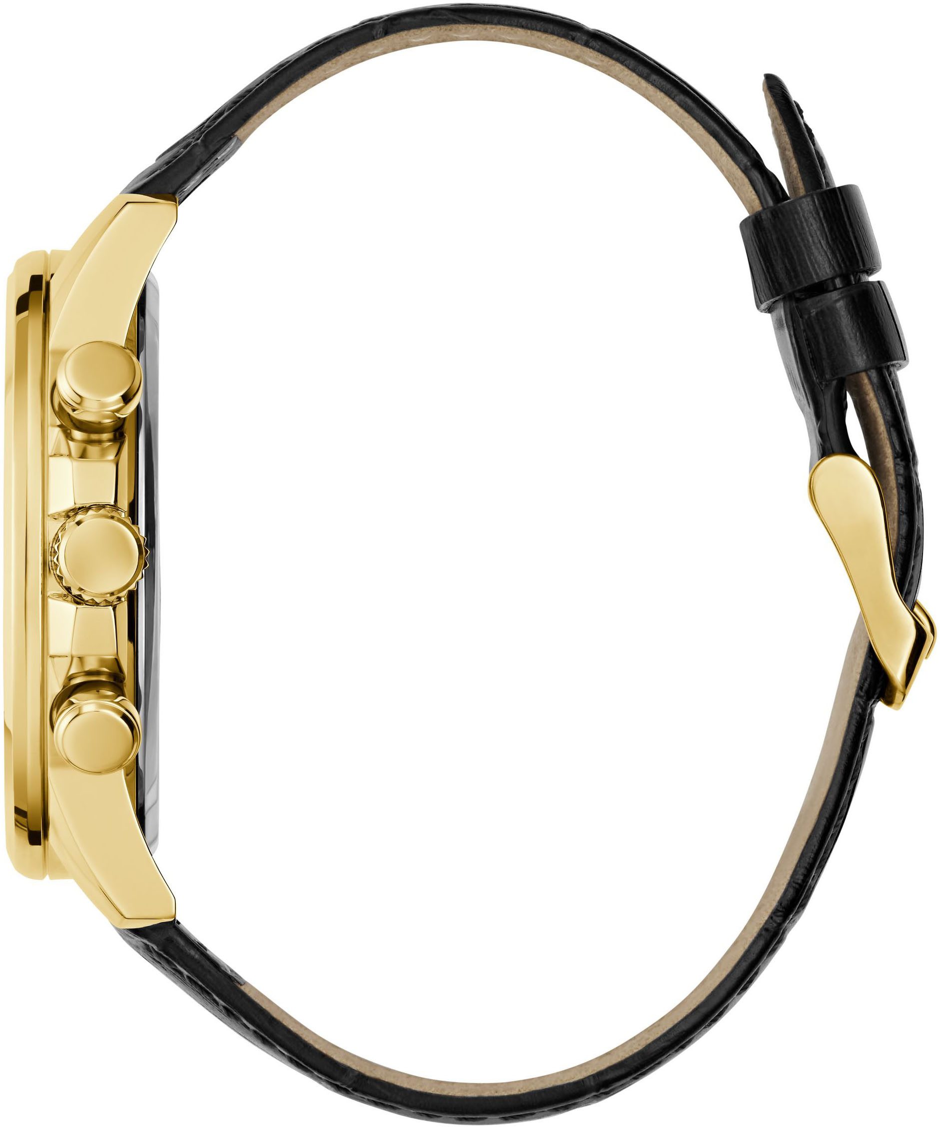 Guess Multifunctioneel horloge Walker Quartz horloge, polshorloge, herenhorloge, datum, weekdag, siliconen band