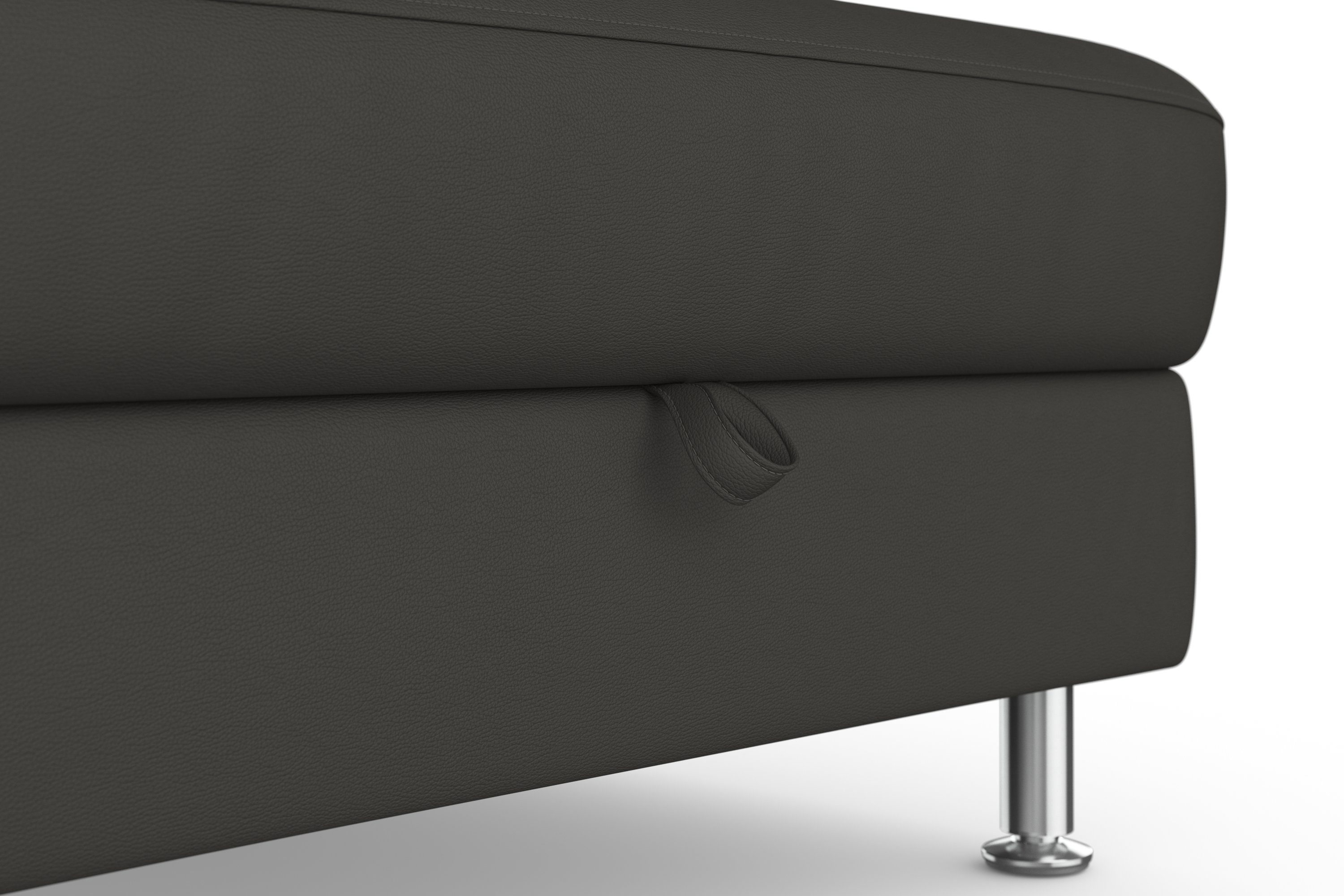 sit&more Hoekbank Freetown L-vorm met verstelbare hoofdsteun en comfortabele binnenvering