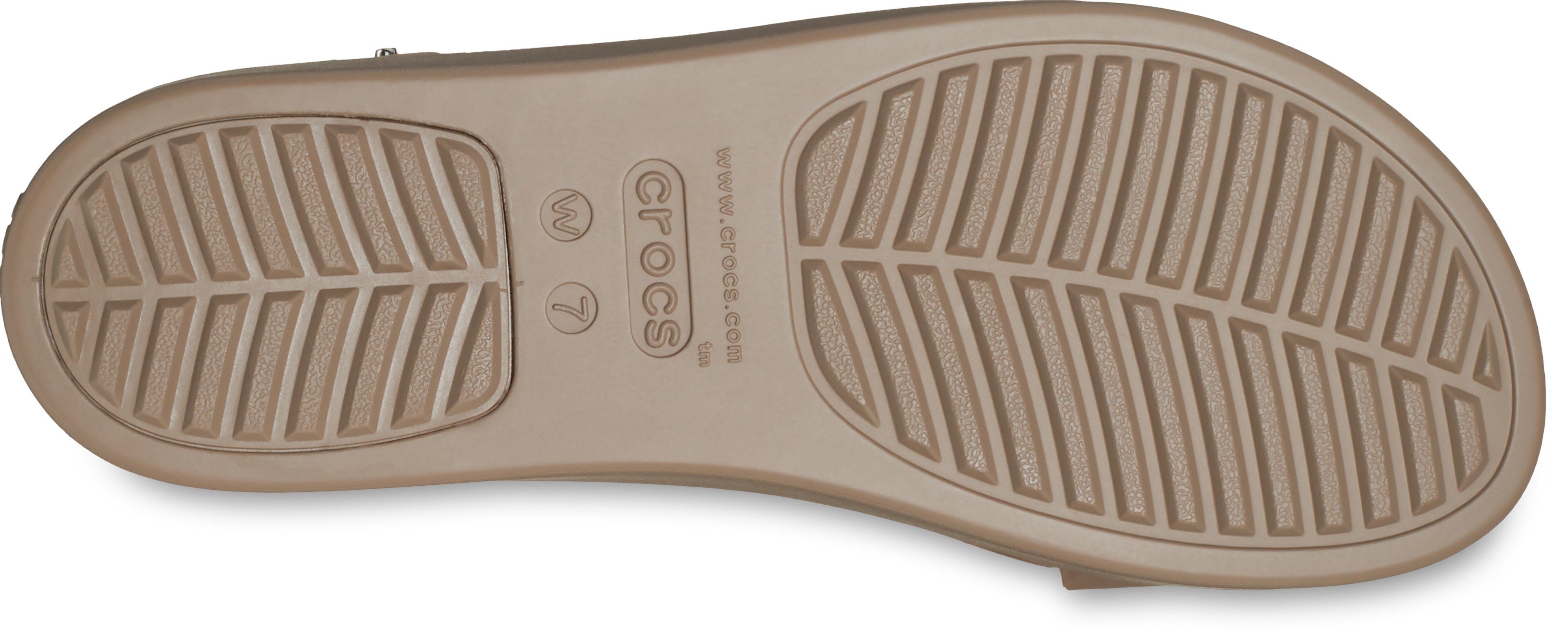 Crocs Sleehaksandaaltjes Brooklyn Low Wedge zomerschoen, sandaal, sleehak, met modieuze plateauzool