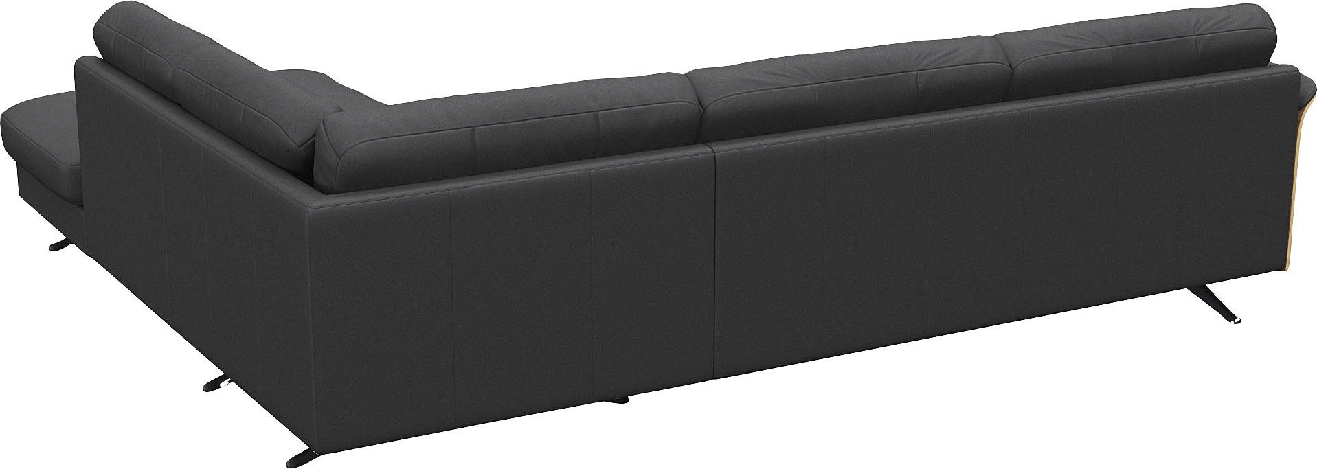 FLEXLUX Hoekbank Glow comfortabel en comfortabel door hoogwaardige zitconstructie, L-vorm