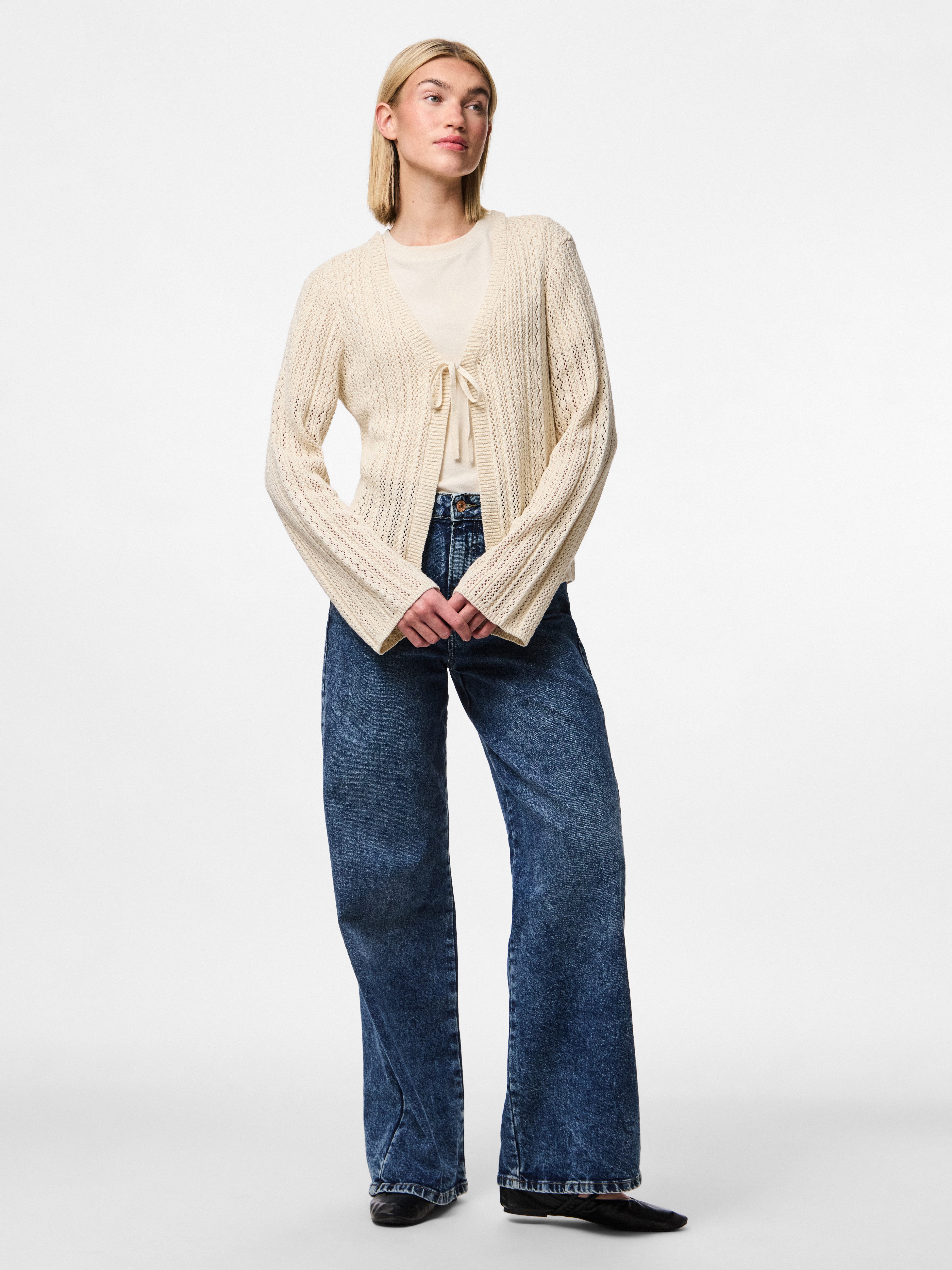 pieces Vest PCNUKA LS KNIT CARDIGAN NOOS BC