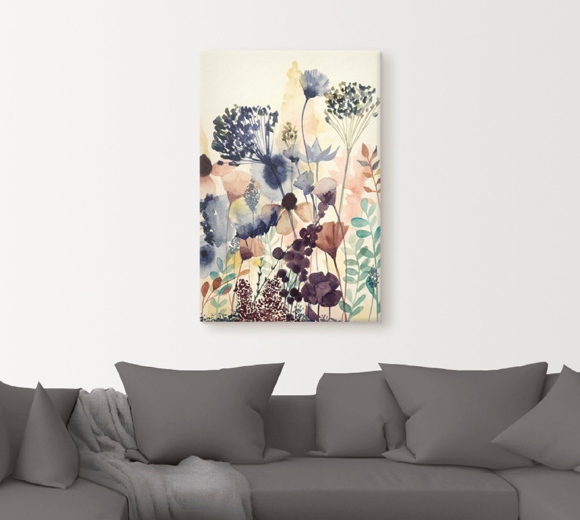 Artland Artprint Zongedroogde bloemen II als artprint op linnen, poster in verschillende formaten maten
