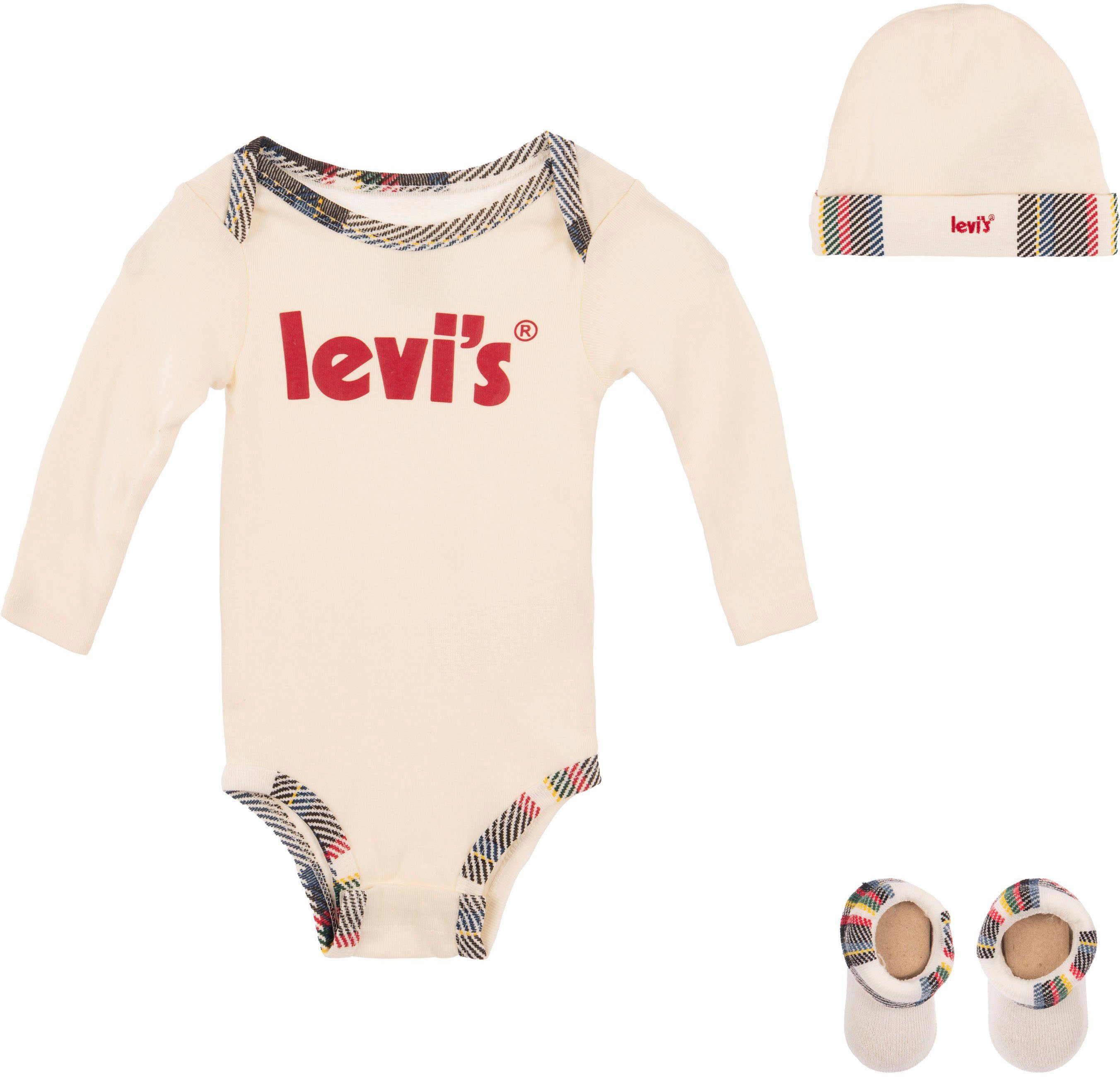 Levi's Kidswear Babyuitzet LEVIS HOLIDAY 4PC BLANKET SET (set, 4-delig)