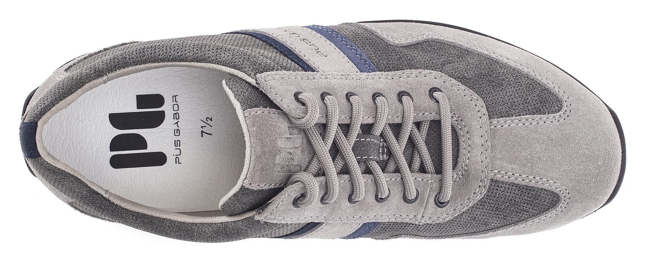 Pius Gabor Sneakers , vrijetijdsschoen, lage schoen, veterschoen met logo, breedte g (=breed)