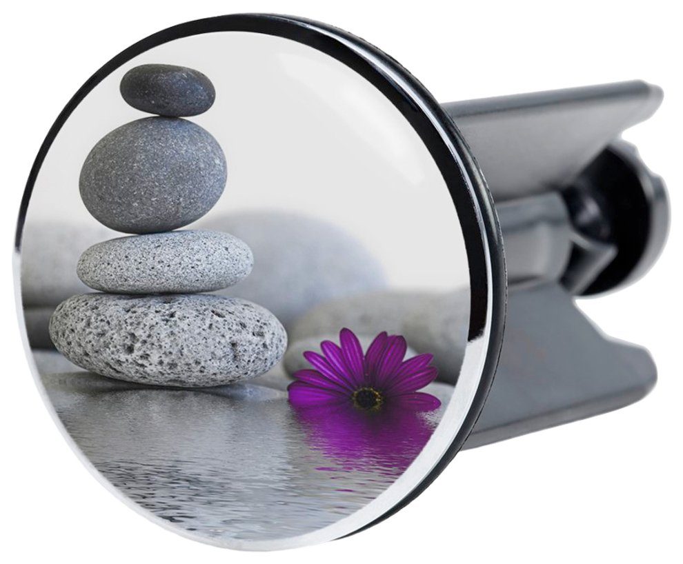 Sanilo Set badkameraccessoires Energy Stones bestaand uit toiletzitting, badmat en wastafelplug (complete set, 3-delig)