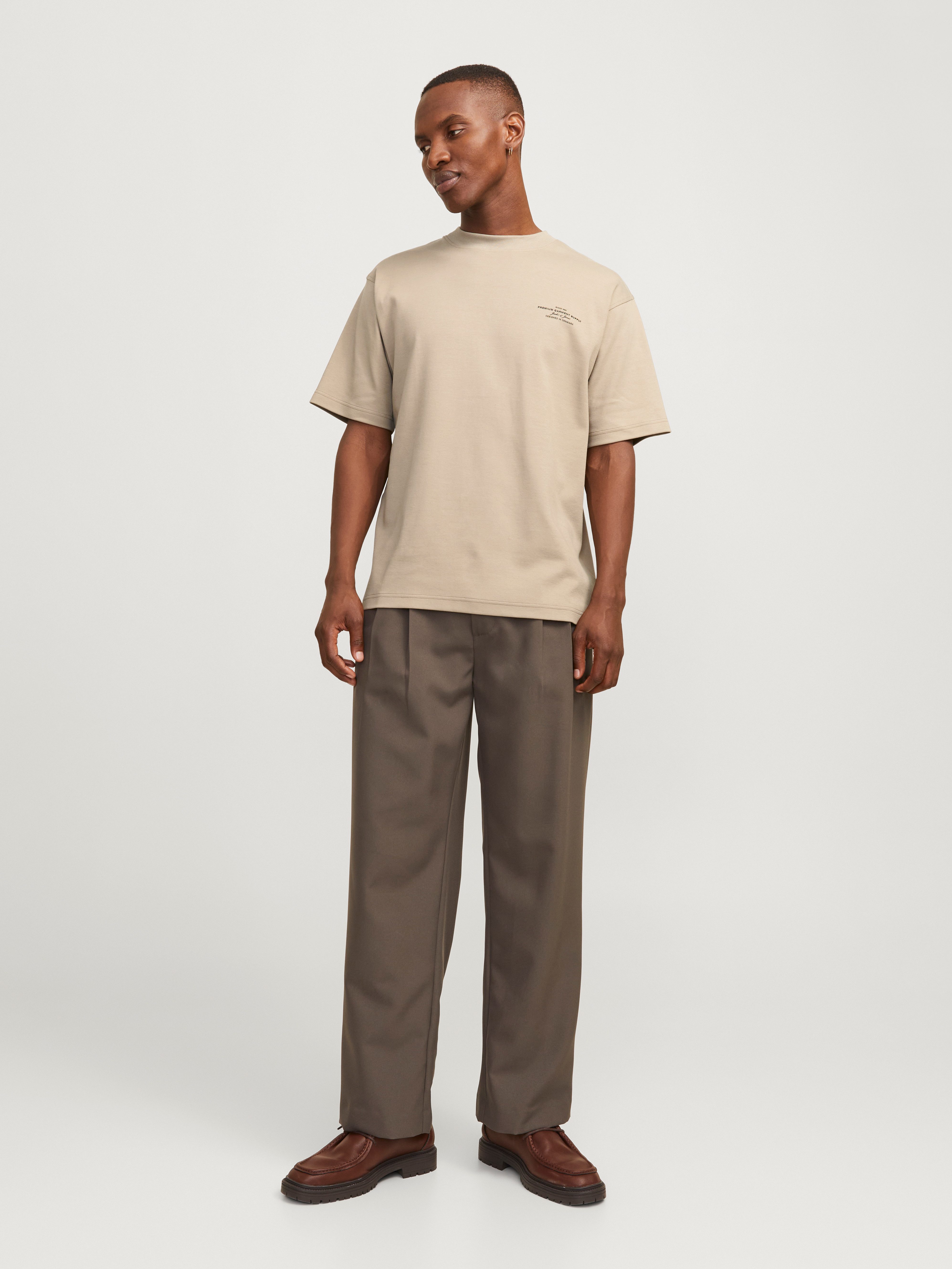 Jack & Jones Shirt met ronde hals JPRBLACHAD BRANDING SS CREW NECK TEE SN