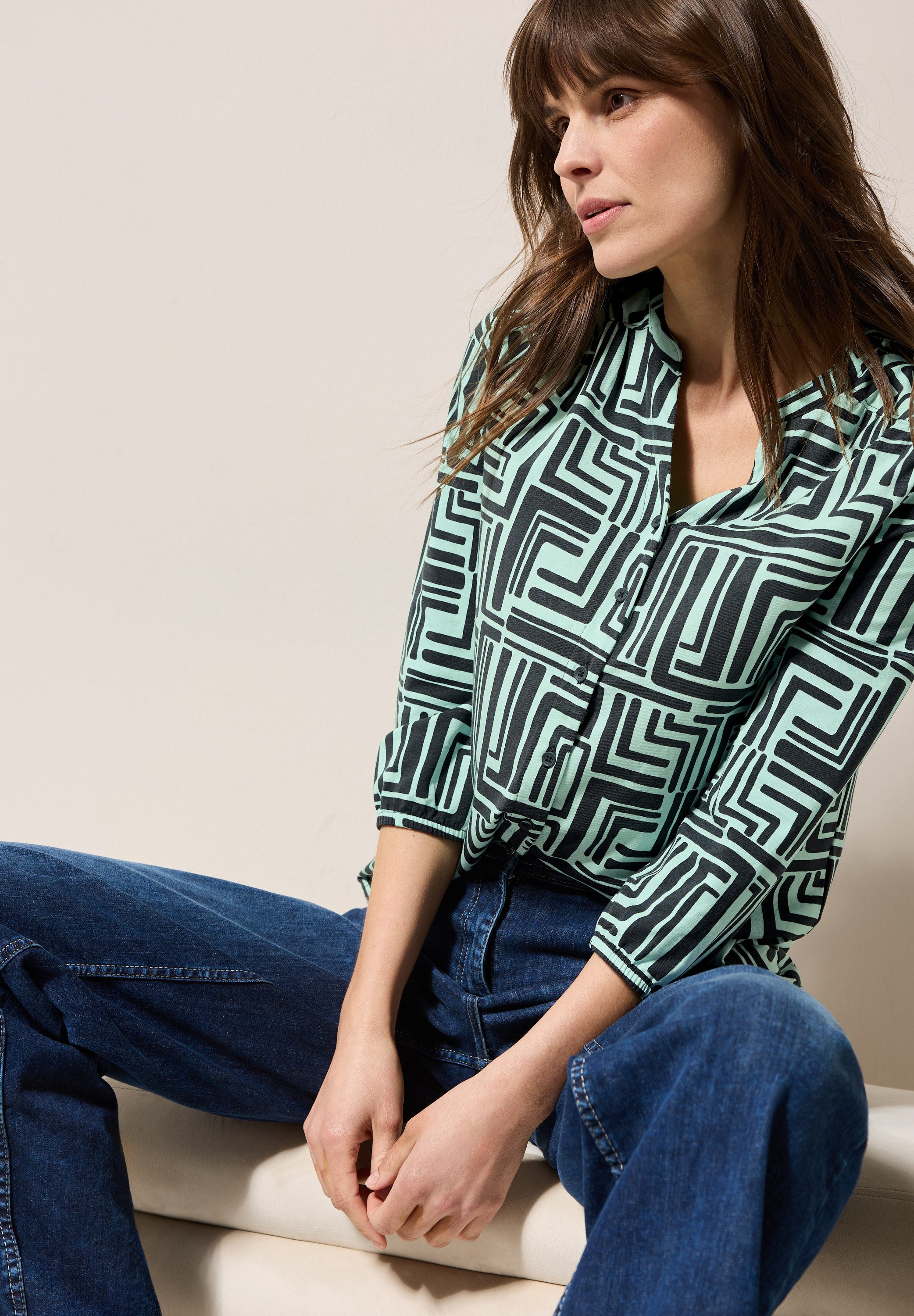 Cecil Shirt met print all-over