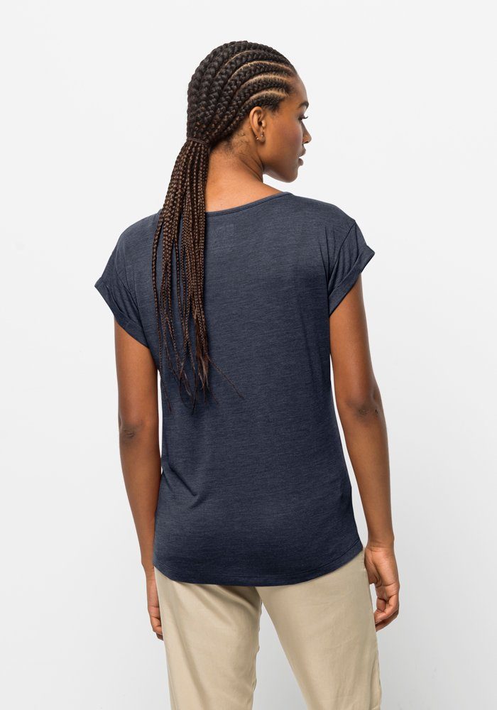 Jack Wolfskin Shirt met V-hals CORAL COAST T W