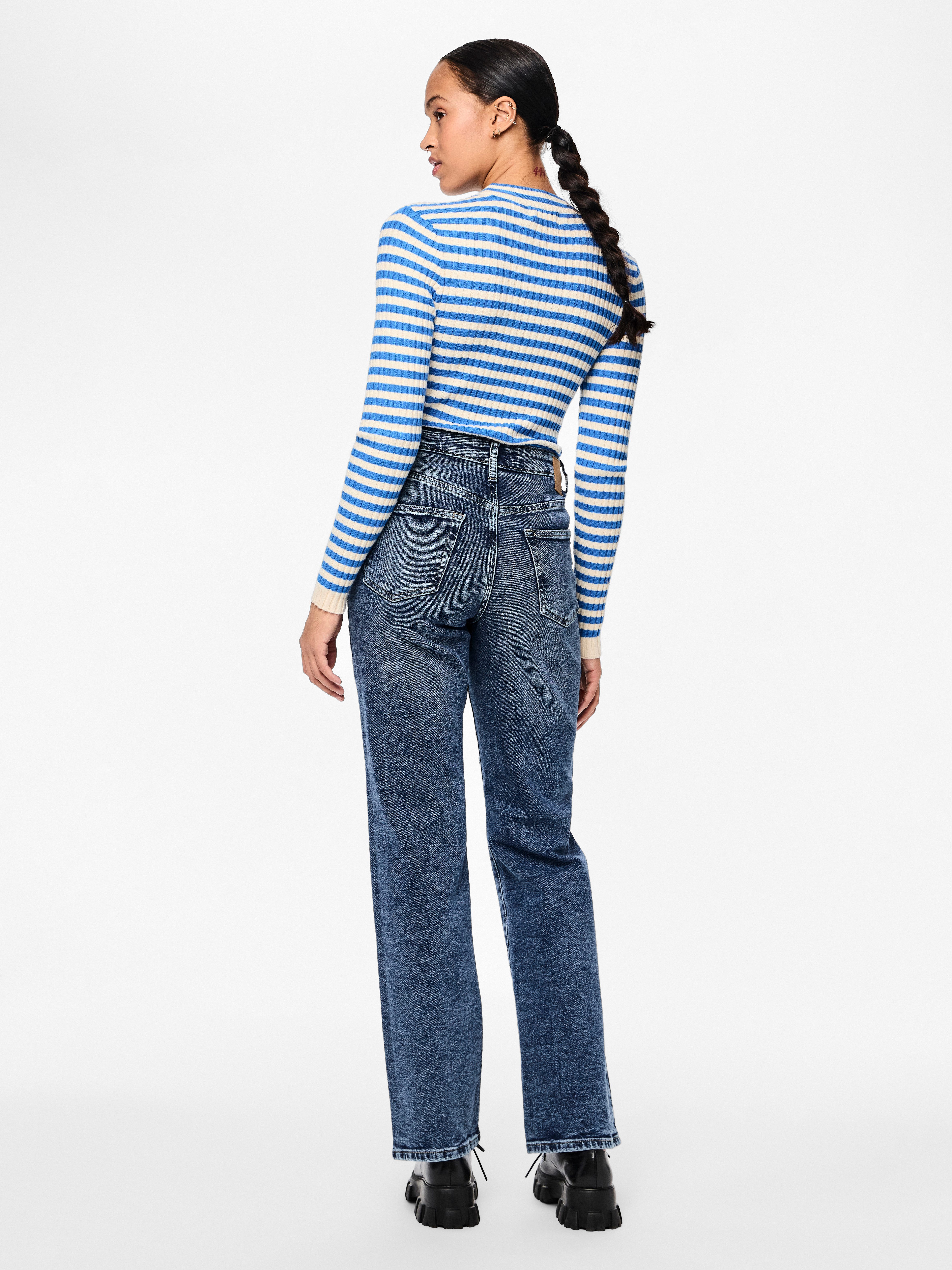 pieces Straight jeans PCKELLY HW STRAIGHT JEANS MB402 NOOS BC