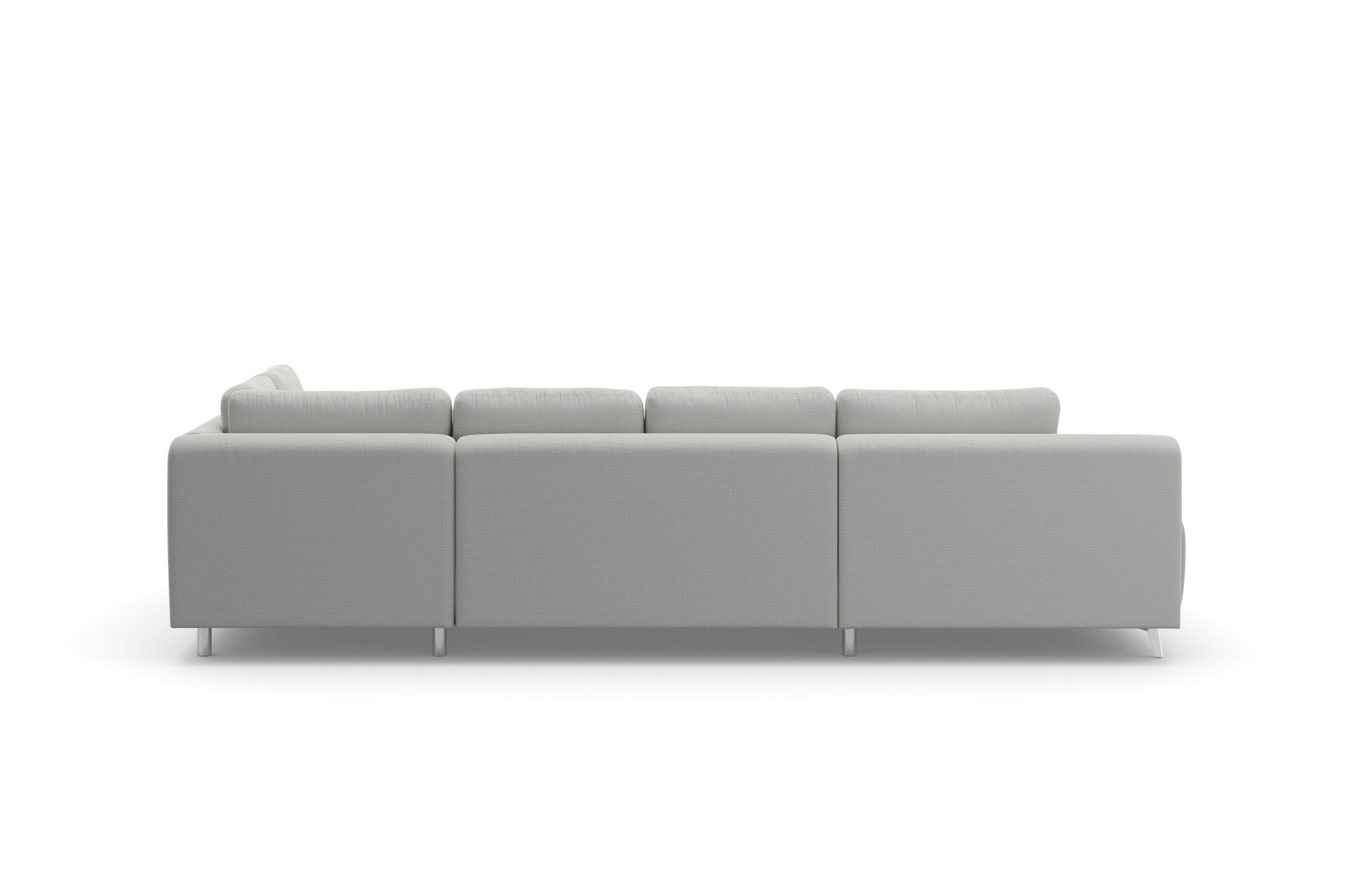 sit&more Zithoek Latigo U-vorm met récamier, naar keuze met slaapfunctie en bedkist