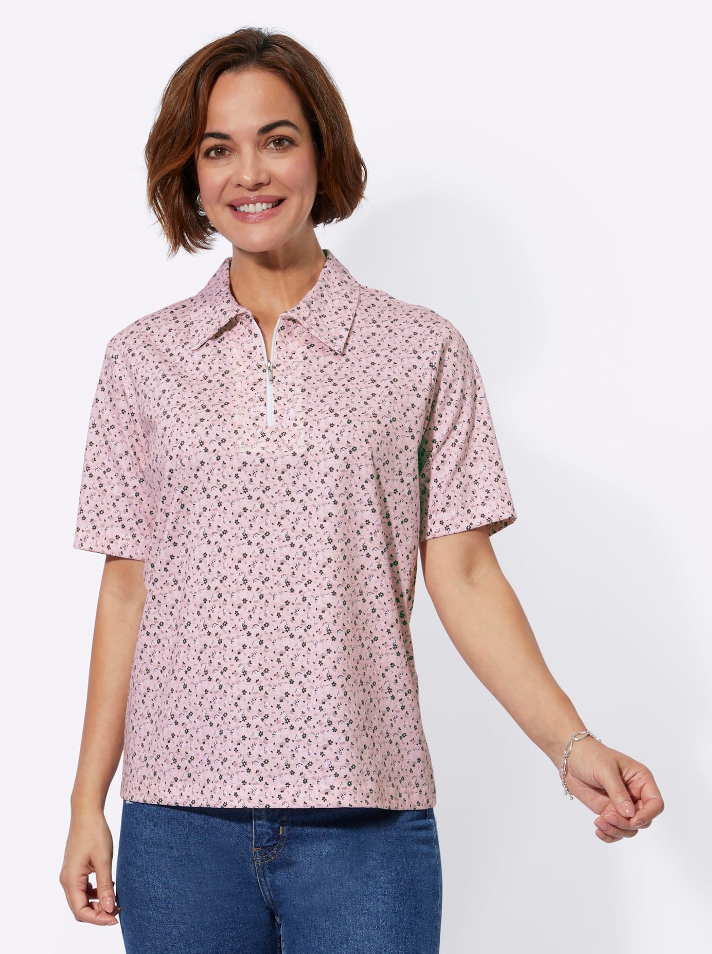 Classic Basics Poloshirt (1-delig) dames polo's maat 40 roze