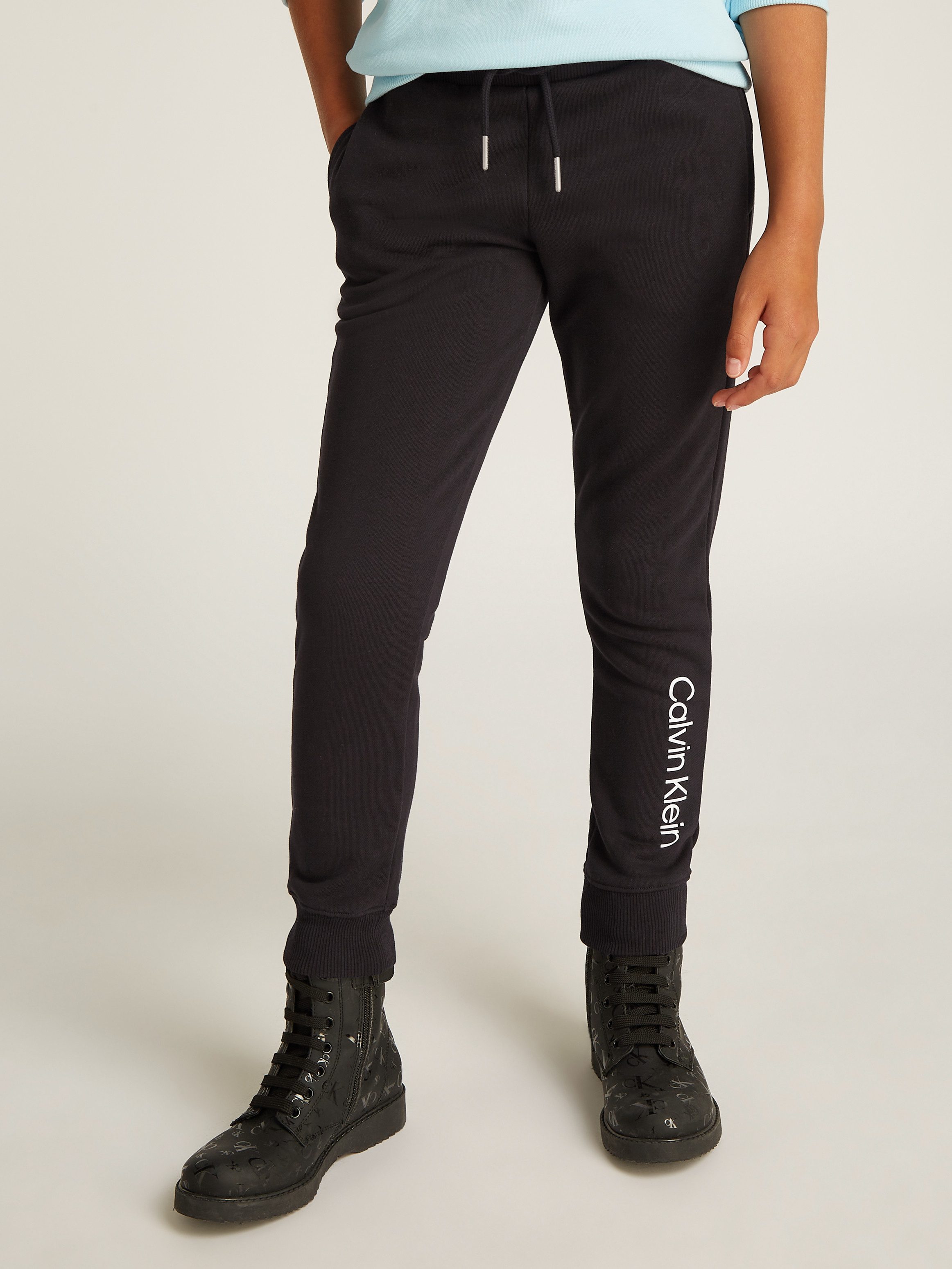 Calvin Klein Sweatbroek Inst.Logo Regular Jogger voor kinderen tot 16 jaar en met logo-opdruk