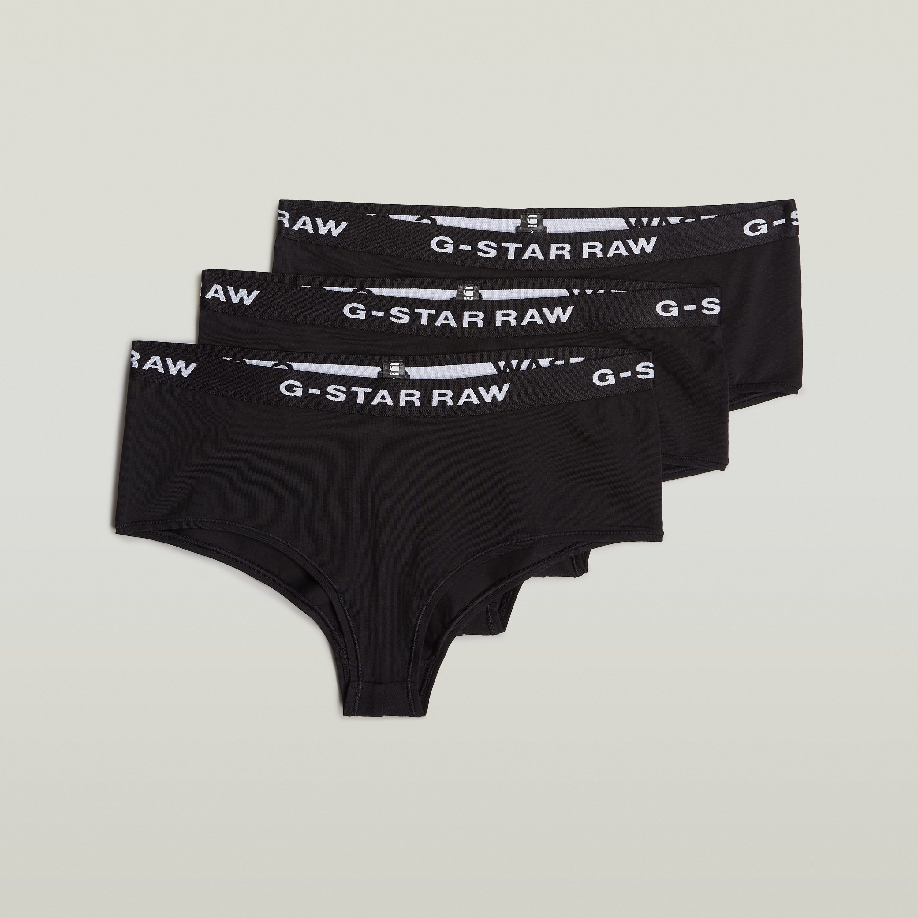 G-Star RAW Hipster (set, 3 stuks) dames lingerie maat M (38) zwart