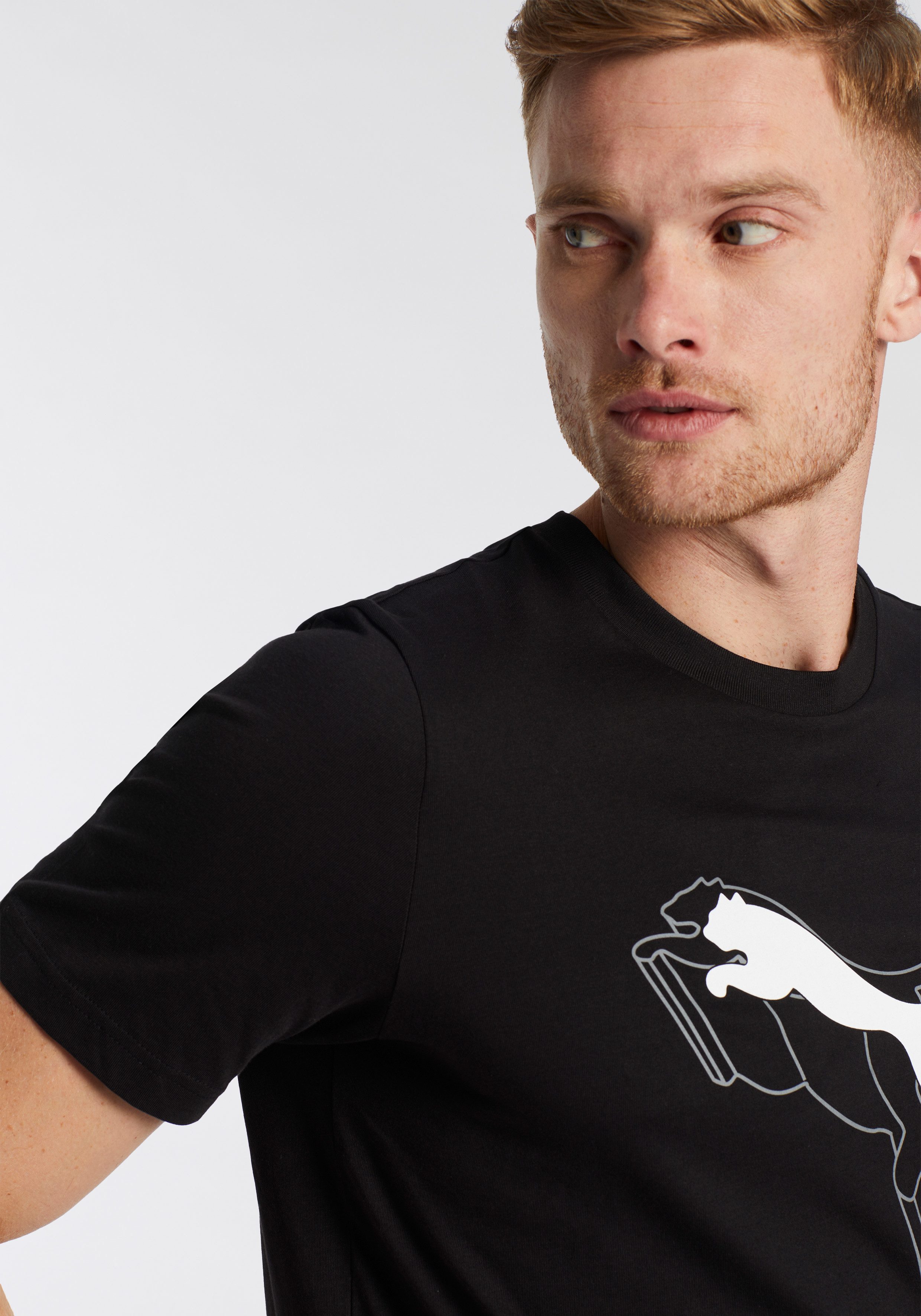 PUMA T-shirt ESS+ LOGO LAB CAT TEE