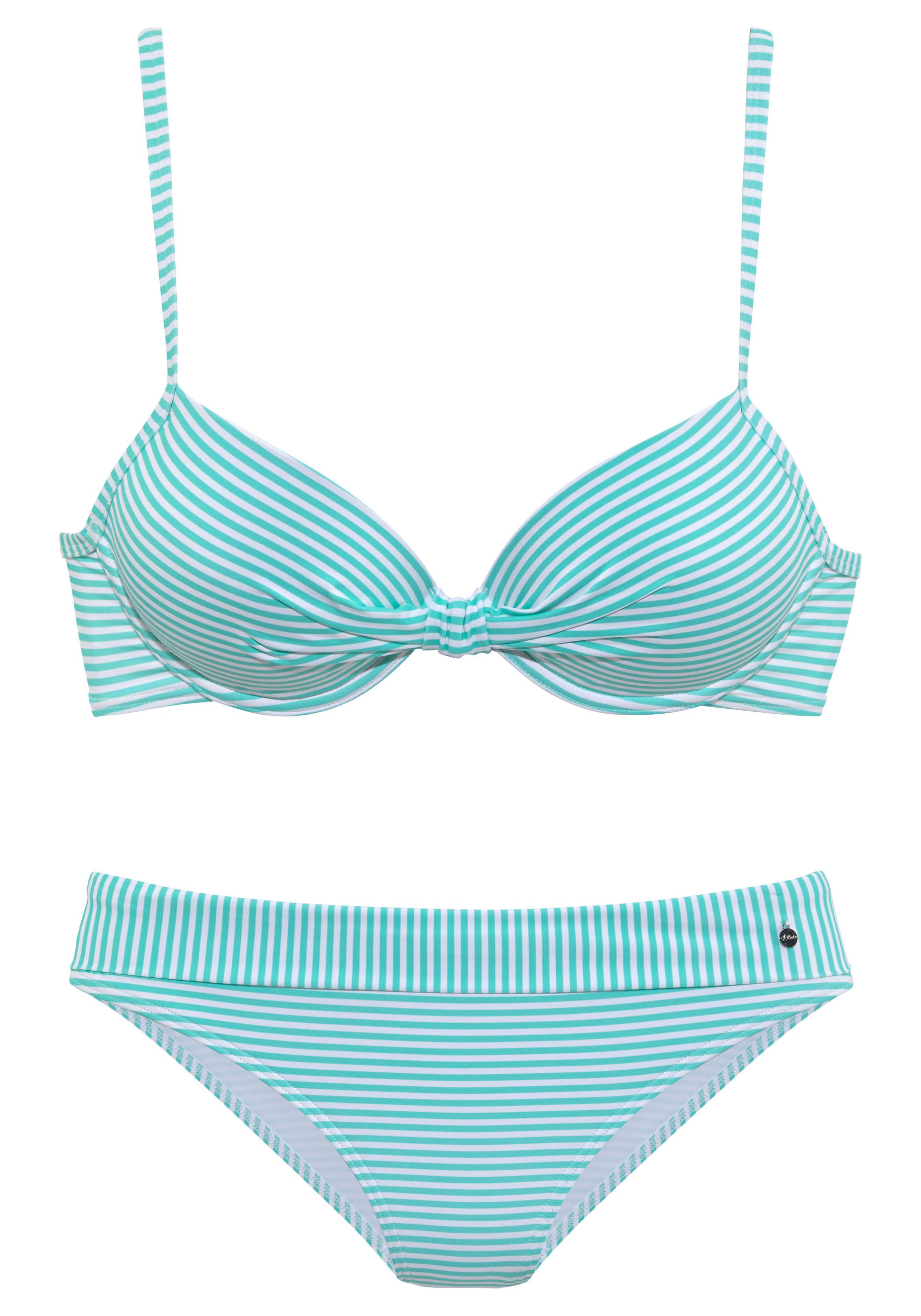 s.Oliver RED LABEL Beachwear Beugelbikini in knoop-look
