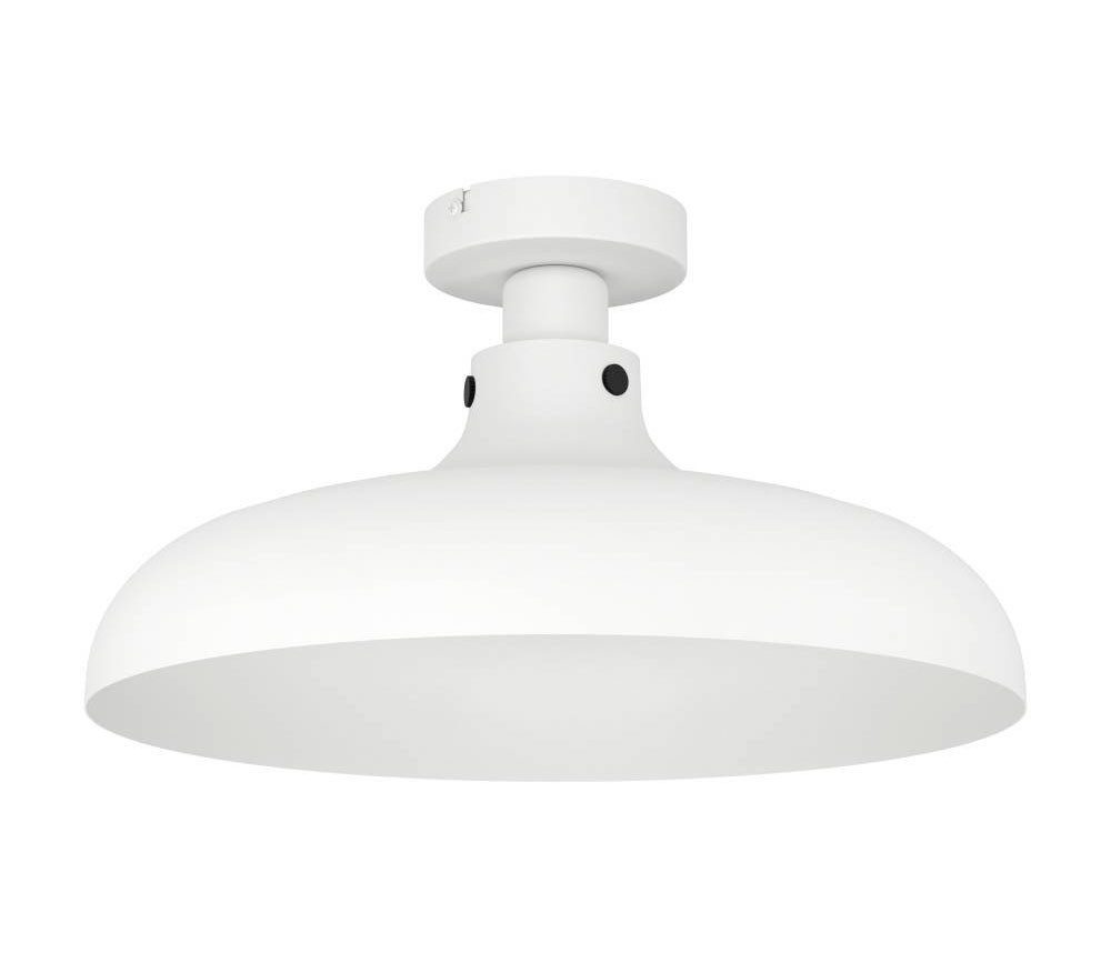EGLO Plafondlamp MATLOCK Plafondlamp, metaal in grijs en zwart, ganglamp, E27, Ø 38 cm (1 stuk)