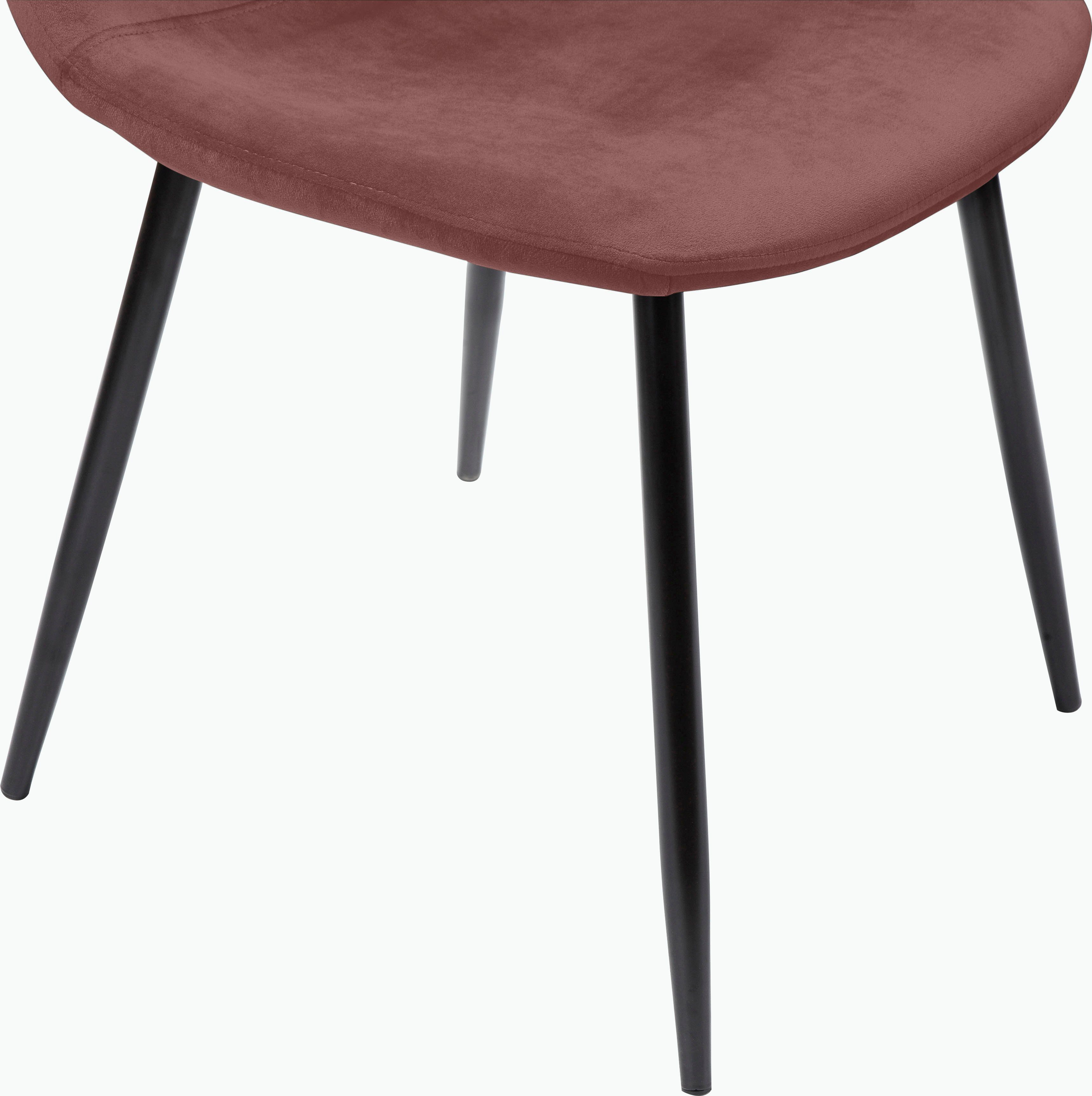Leonique Eethoek Eadwine, TOPSELLER! Zitgroep eettafel plus 4 eetkamerstoelen (set, 5-delig)