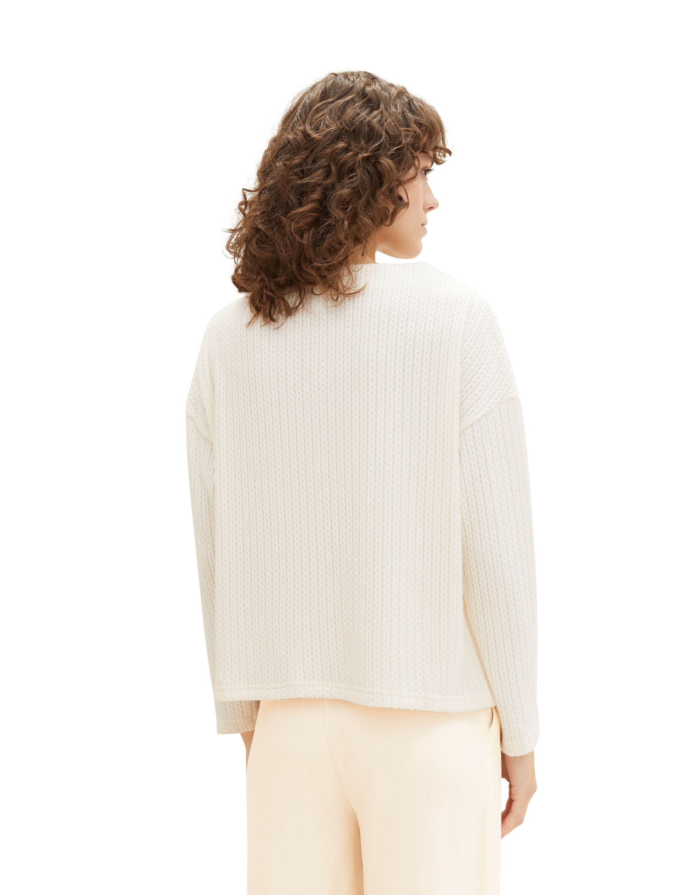 Tom Tailor Sweatshirt met drop-shoulder naad