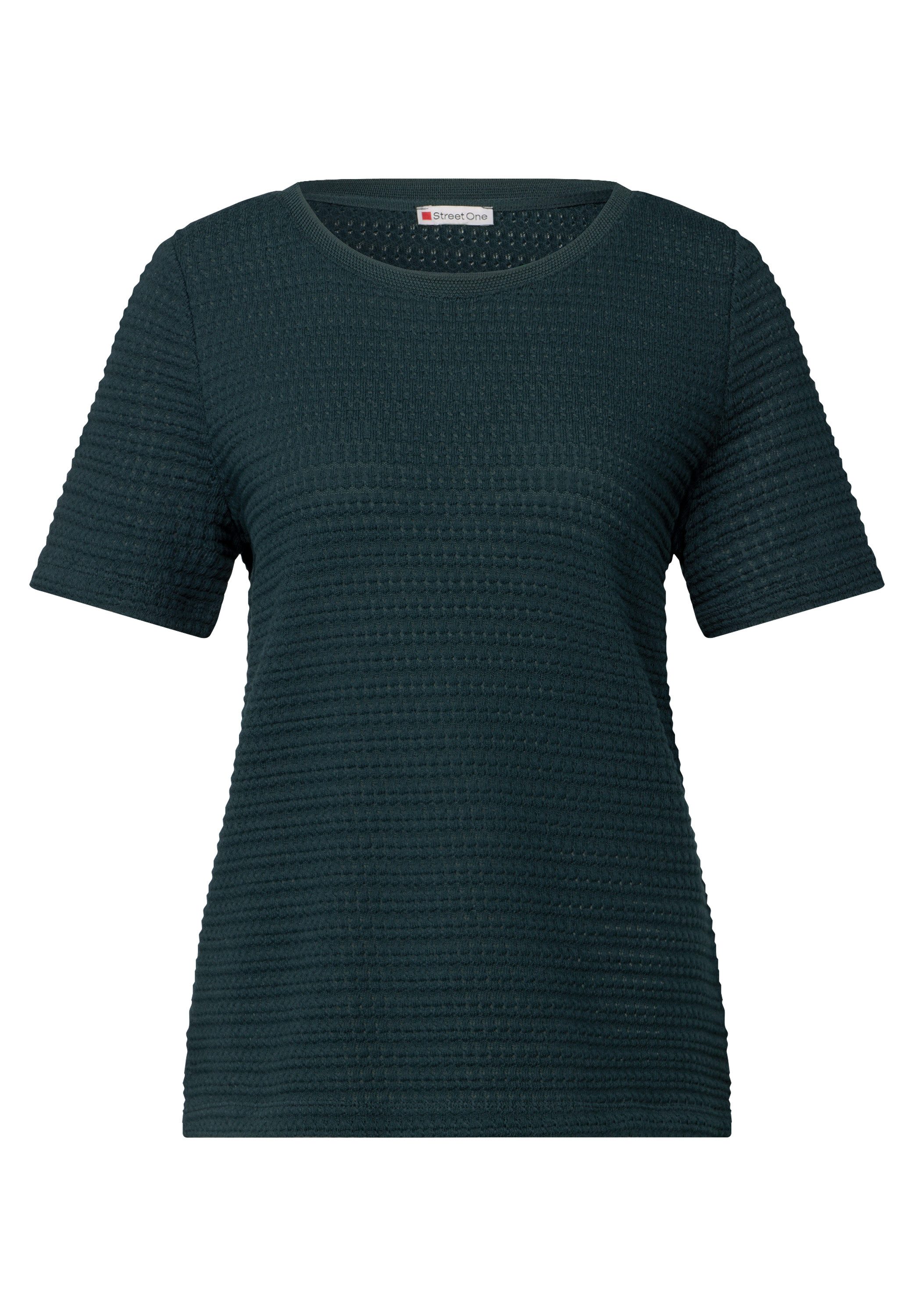 STREET ONE T-shirt met structuurpatroon