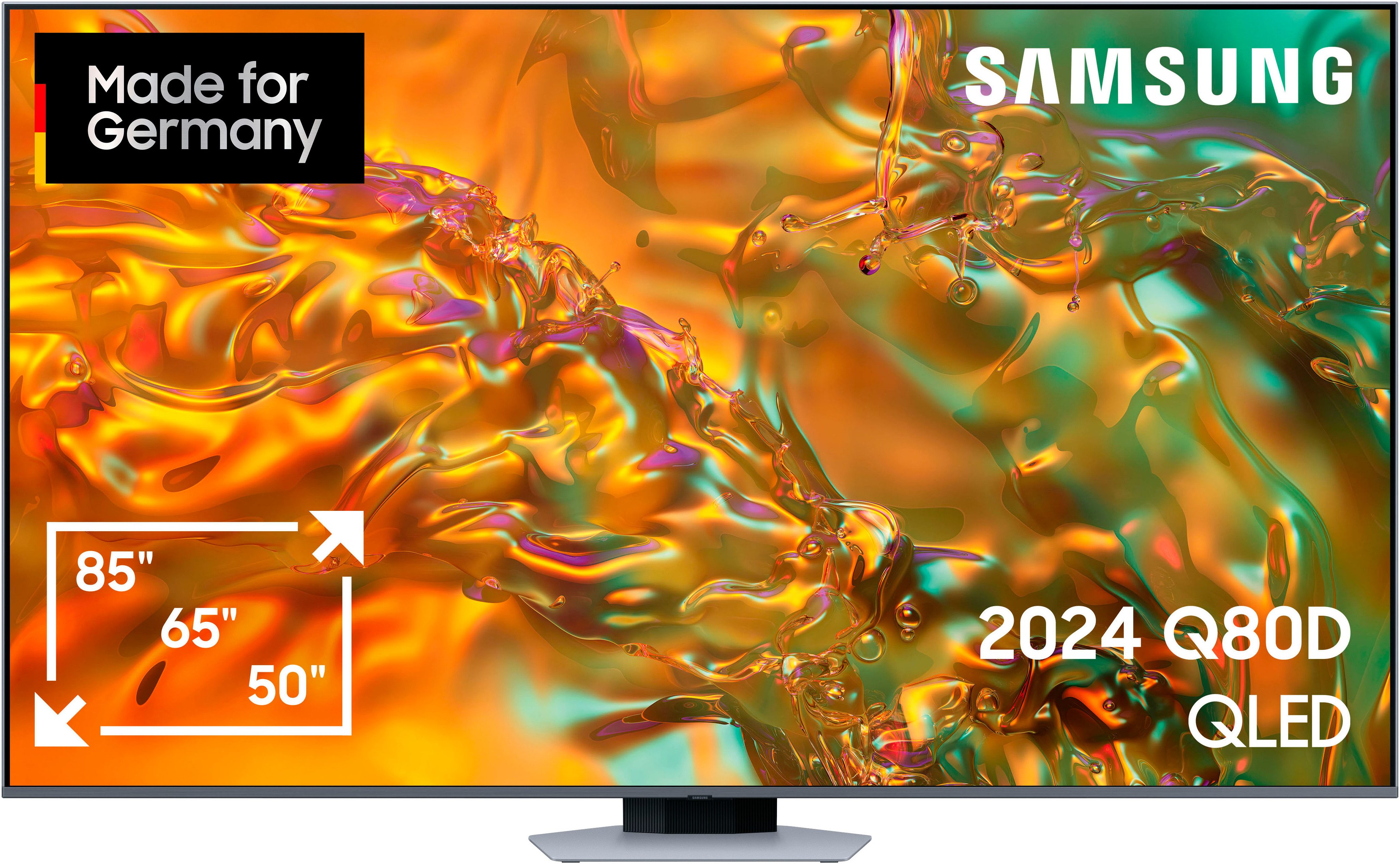 Samsung QLED-TV, 214 cm / 85", 4K Ultra HD, Smart TV, Neural Quantum 4K AI Gen2-processor, tot...