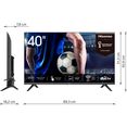 hisense led-tv 40ae5500f, 101 cm - 40 ", full hd, smart tv zwart