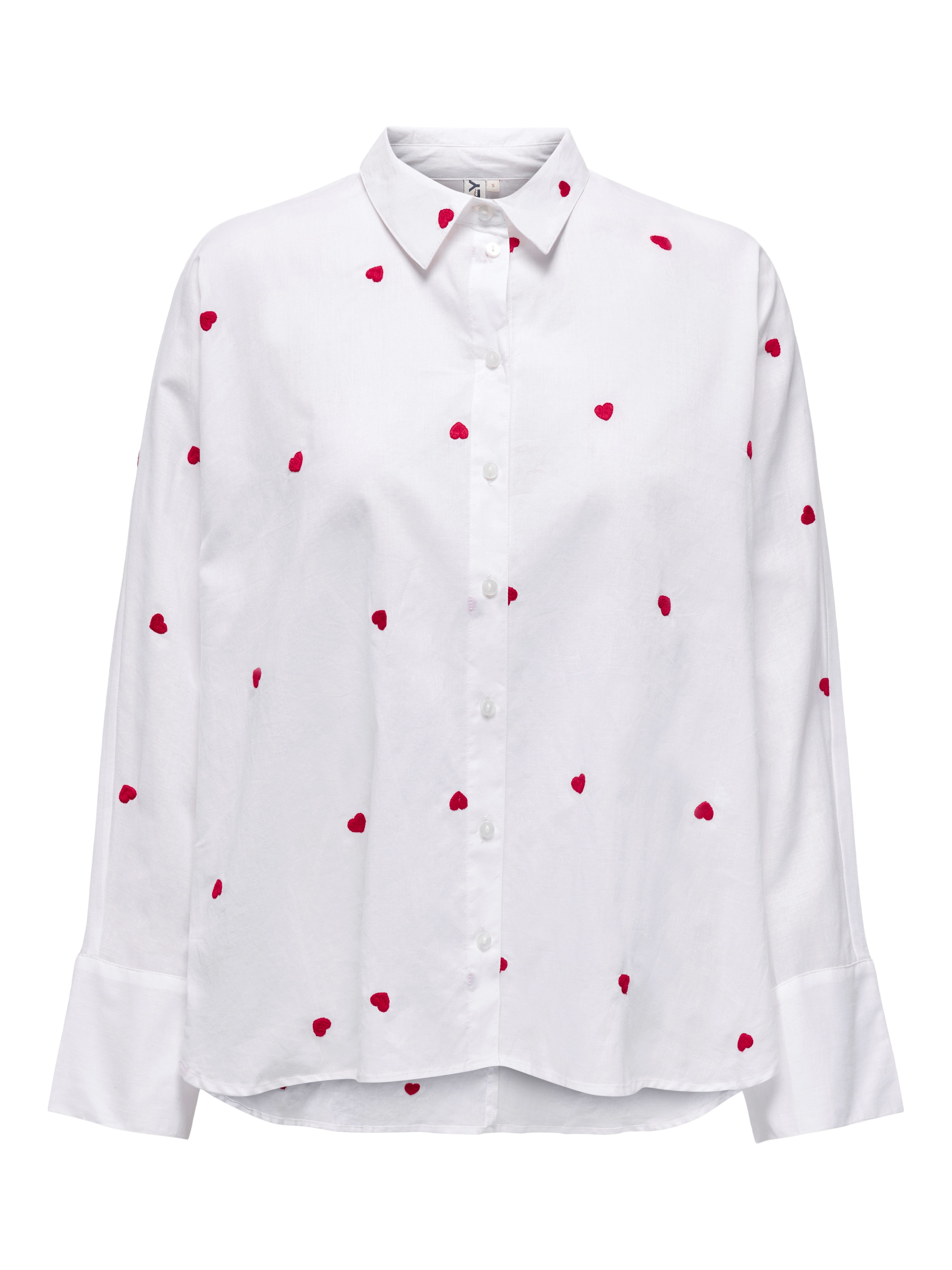 Only Overhemdblouse ONLNEW LINA GRACE LS EMB SHIRT NOOS WVN