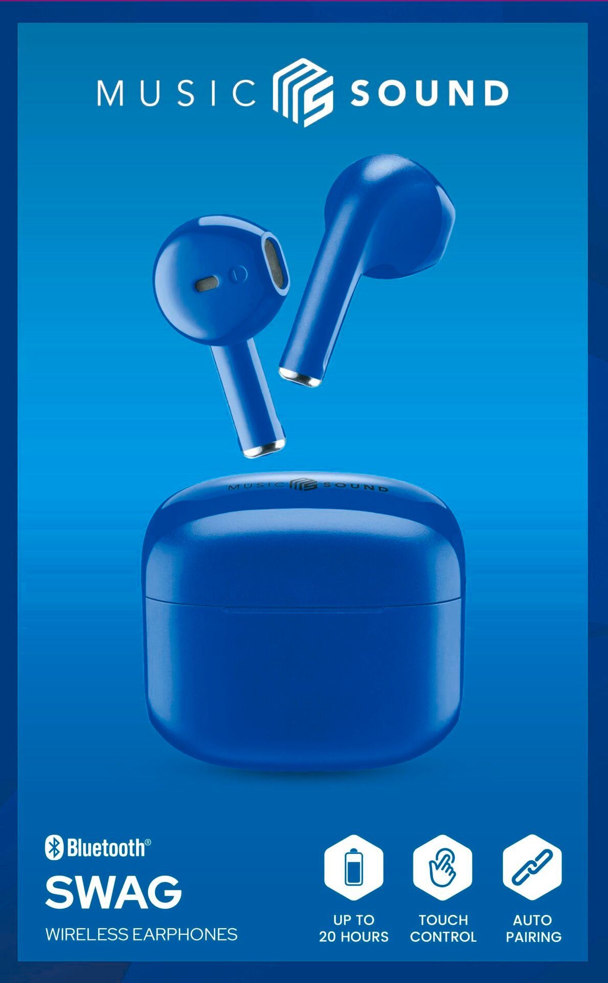 Cellularline Wireless in-ear-hoofdtelefoon SWAG BT hoofdtelefoon MS