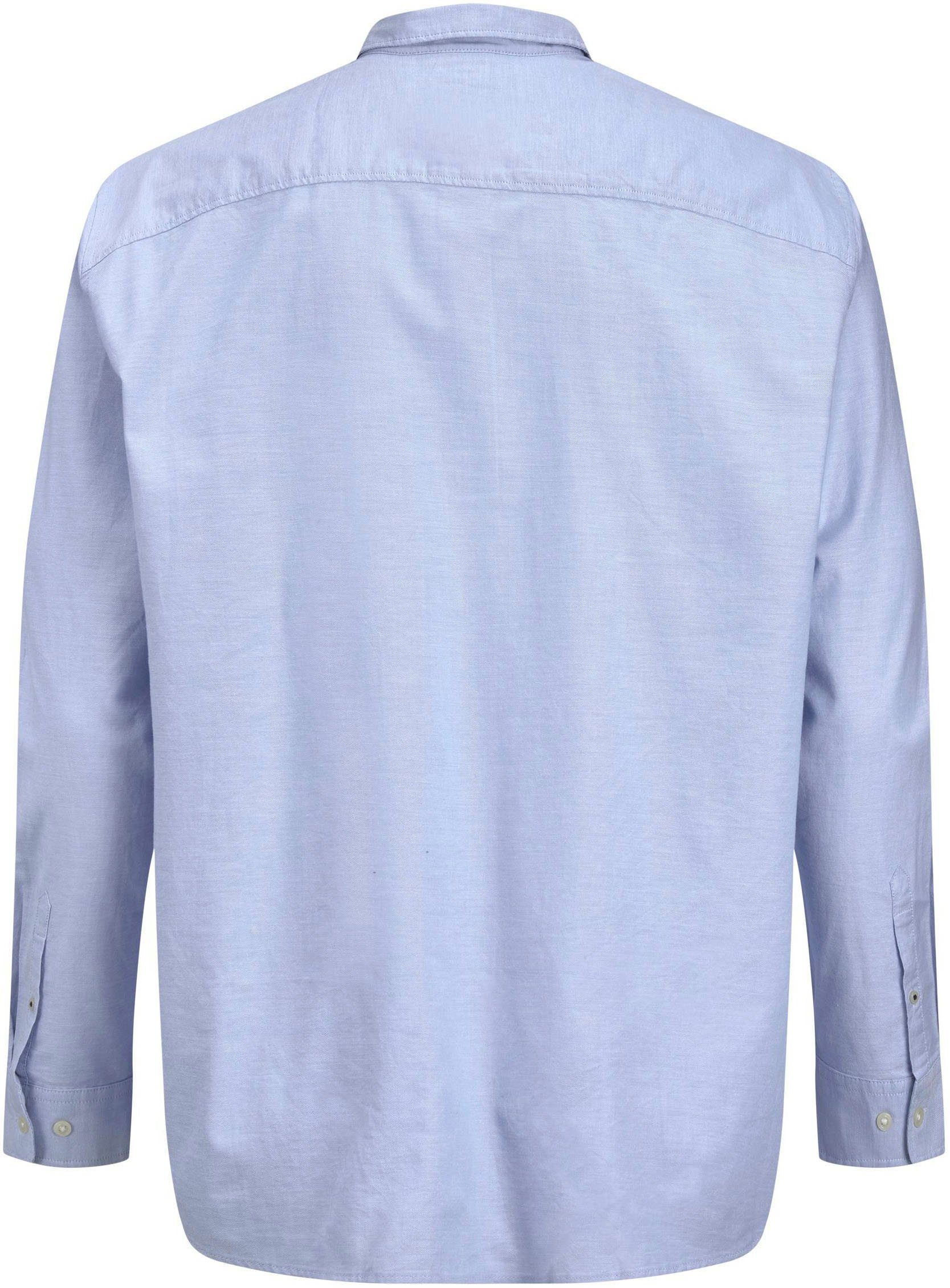 Jack & Jones PlusSize Overhemd met lange mouwen OXFORD SHIRT