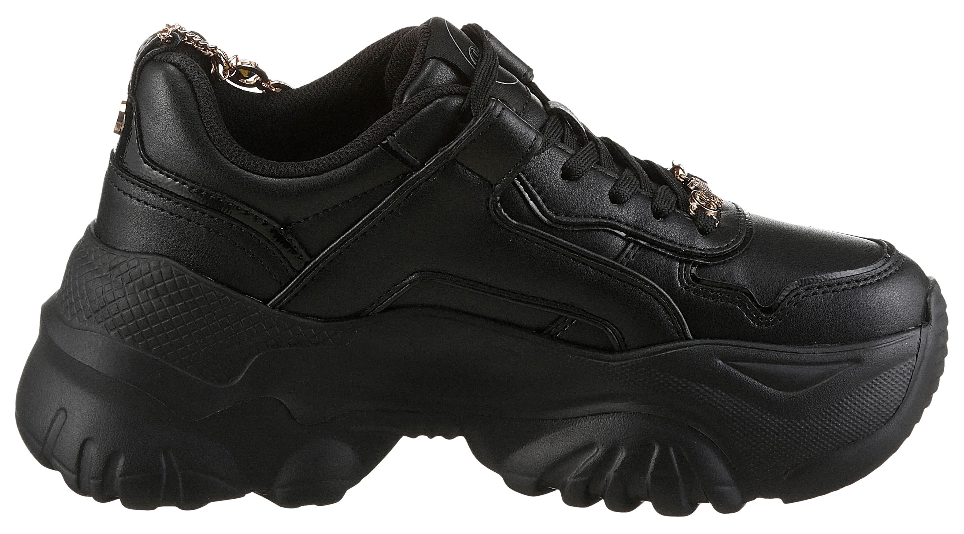 Buffalo Plateausneakers BLISS CHIN , chunky sneaker, vrijetijdsschoen met trendy decoratieve ketting