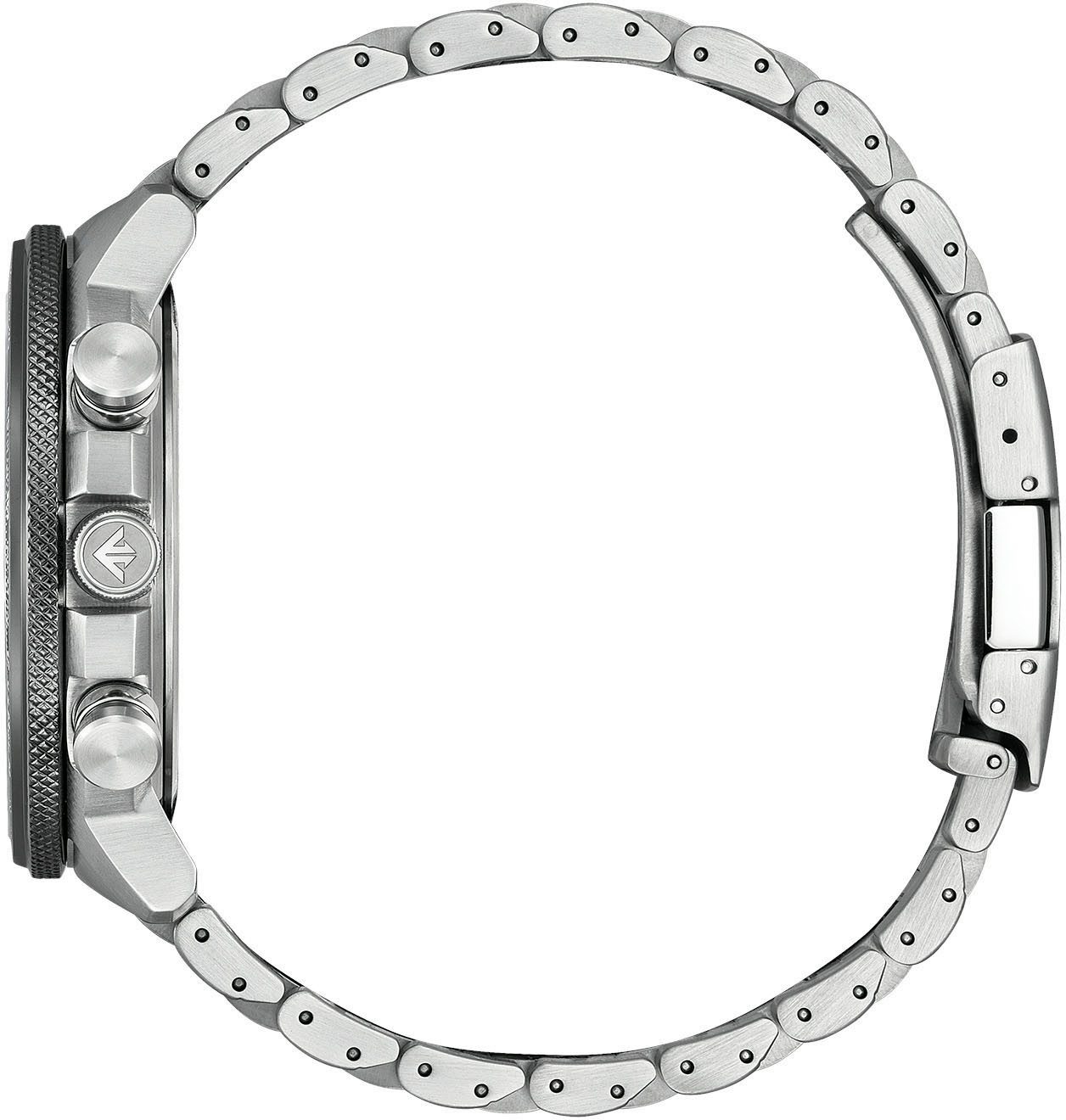 Citizen Multifunctioneel radiografisch horloge Promaster Geo Trekker Horloge, solar, herenhorloge, stalen band, analoog