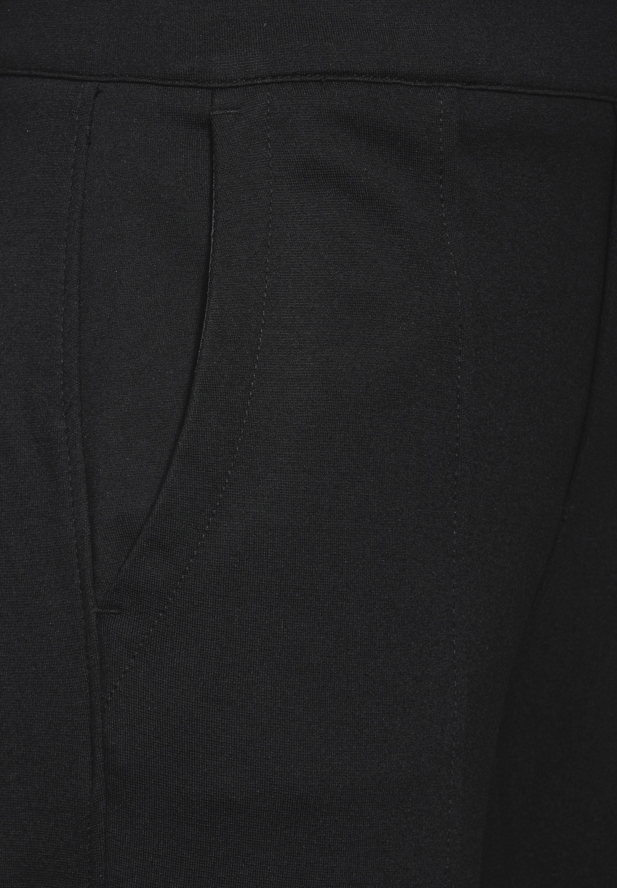 STREET ONE Taillehoge broek met deelnaden