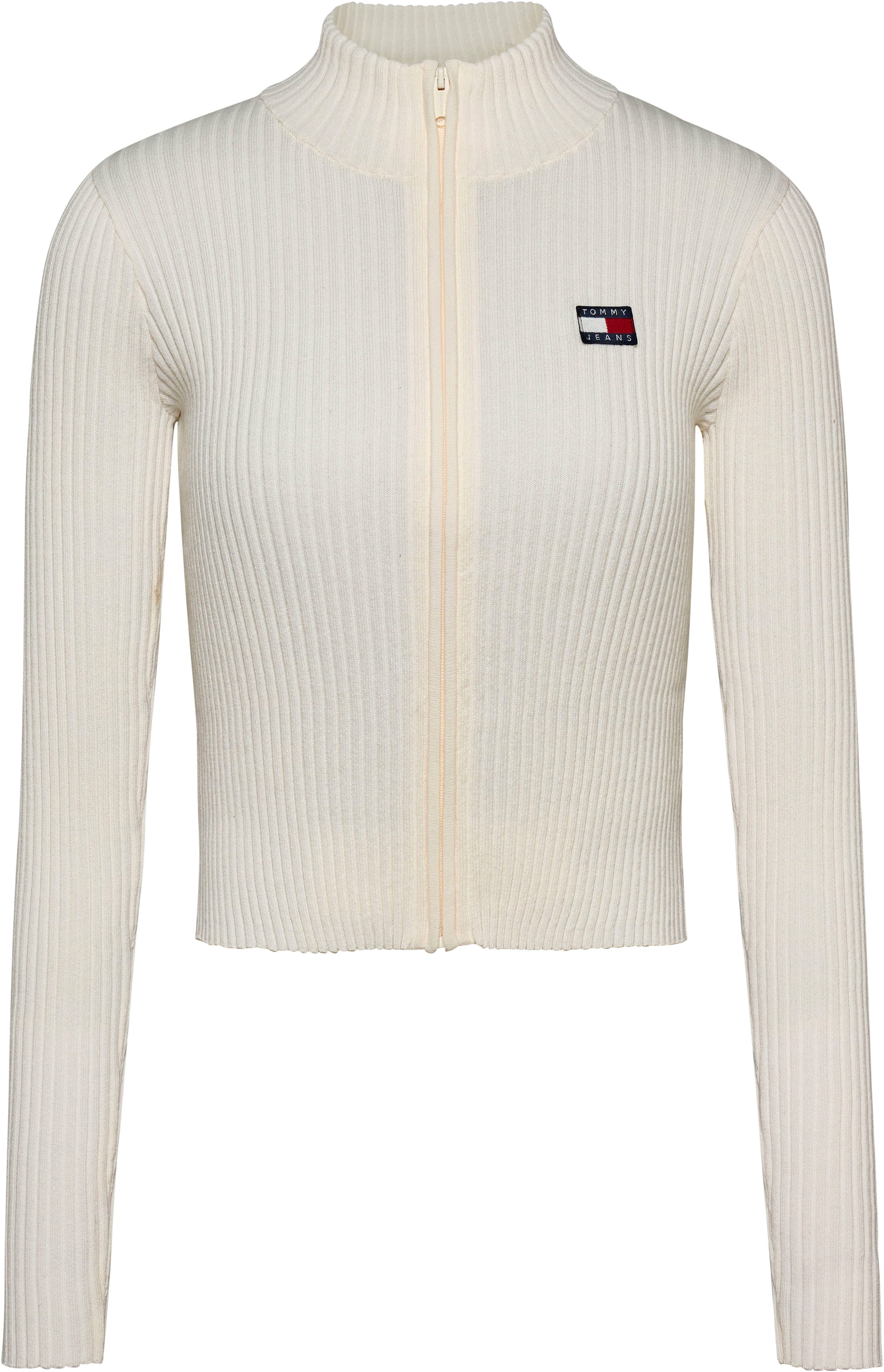 TOMMY JEANS Vest TJW ZIP THRU BADGE CARDIGAN